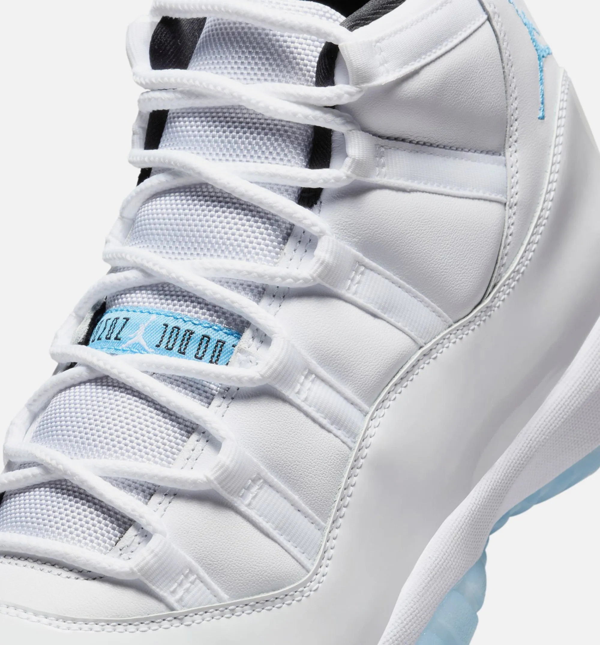 Traction Specification Air Jordan 11 Retro Legend Blue Mens Lifestyle Shoe - White/Legend Blue/Black Free Shipping