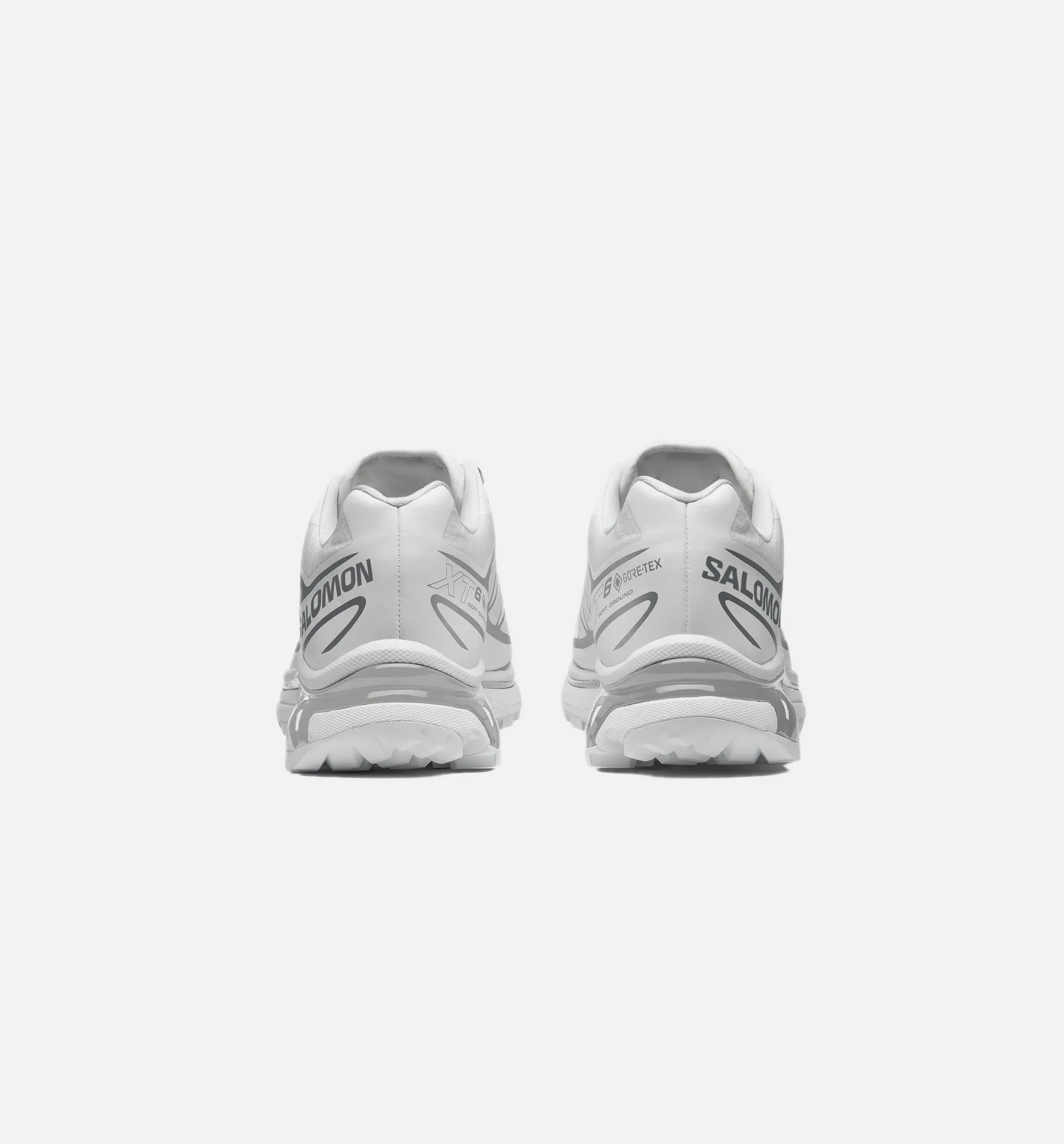 Xt 6 Gore Tex Mens Lifestyle Shoe - White/White/Footwear Silver Wide Buckles
