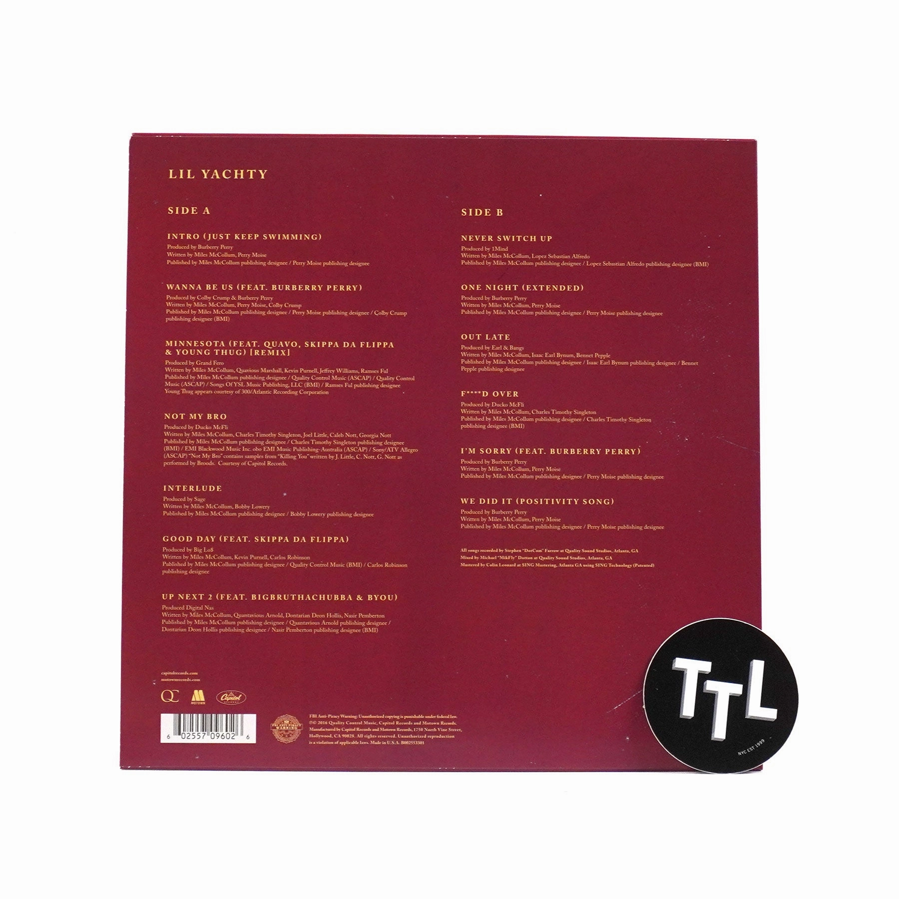 Lil Yachty: Lil Boat (Colored Vinyl) Vinyl LP