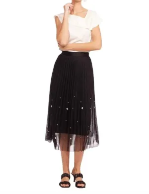 Jupe en tulle Lila Pearl en noir