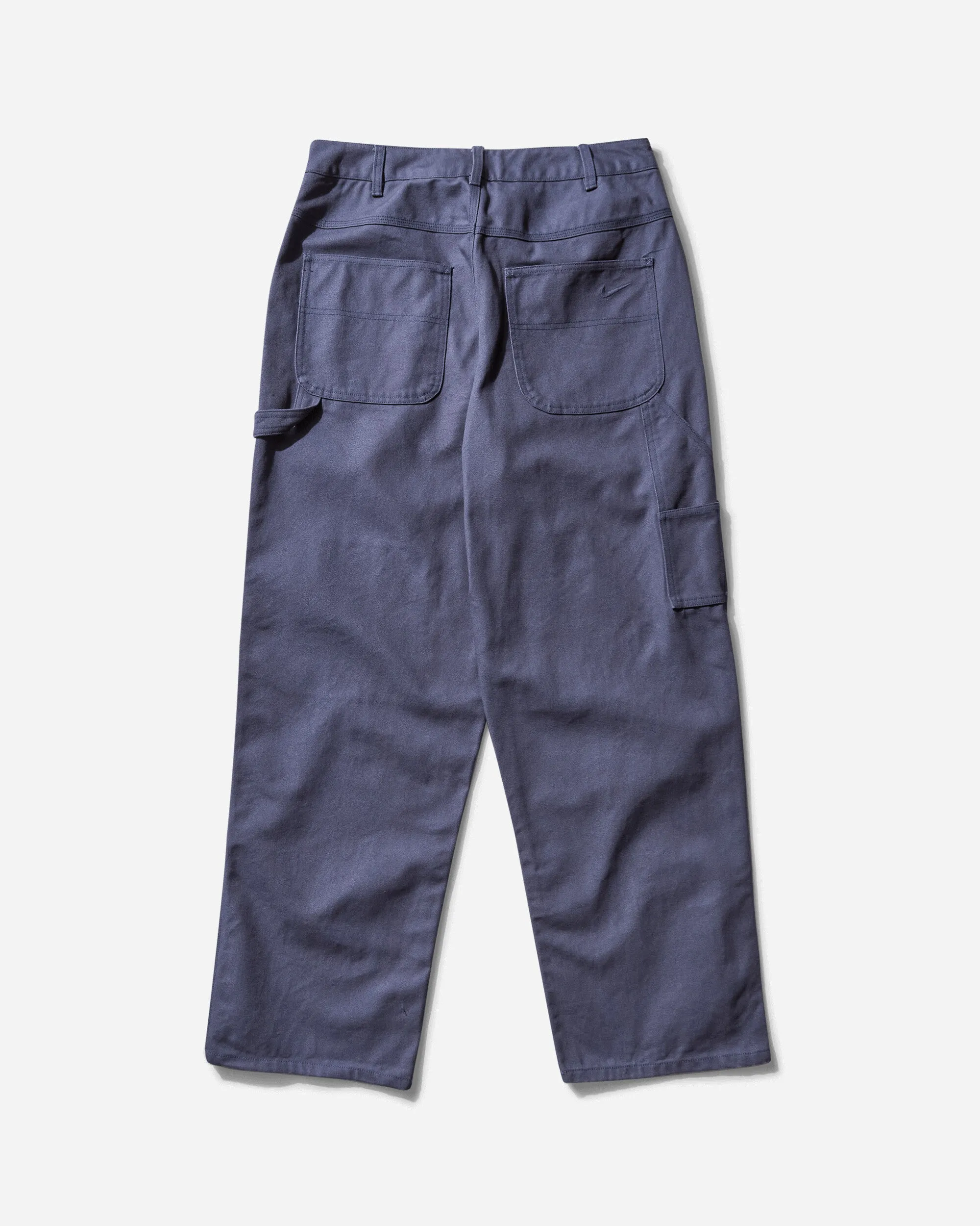 Comfortable Lined Waistband Men'S Sashiko Carpenter Pants Thunder Blue / Phantom