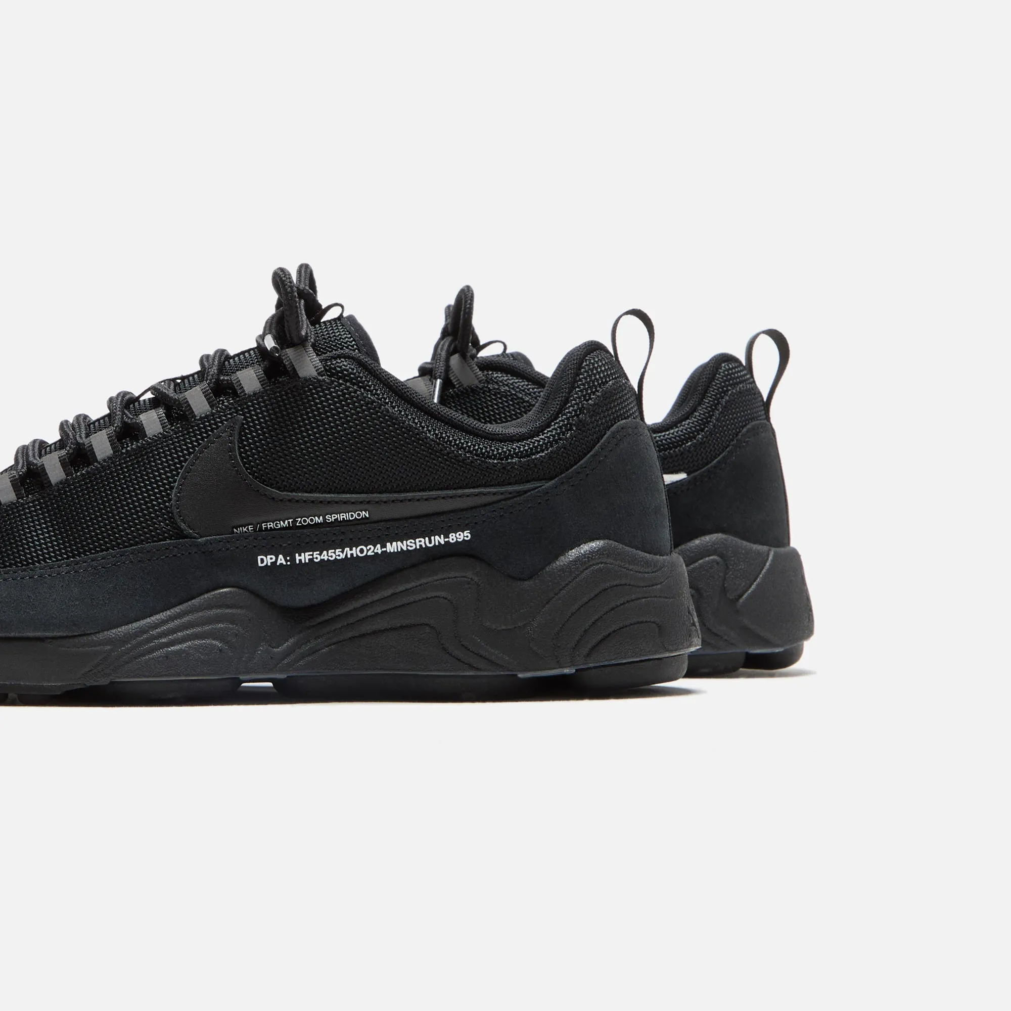 Nike X Fragment Air Zoom Spiridon - Black / Black / Black Stride with Confidence