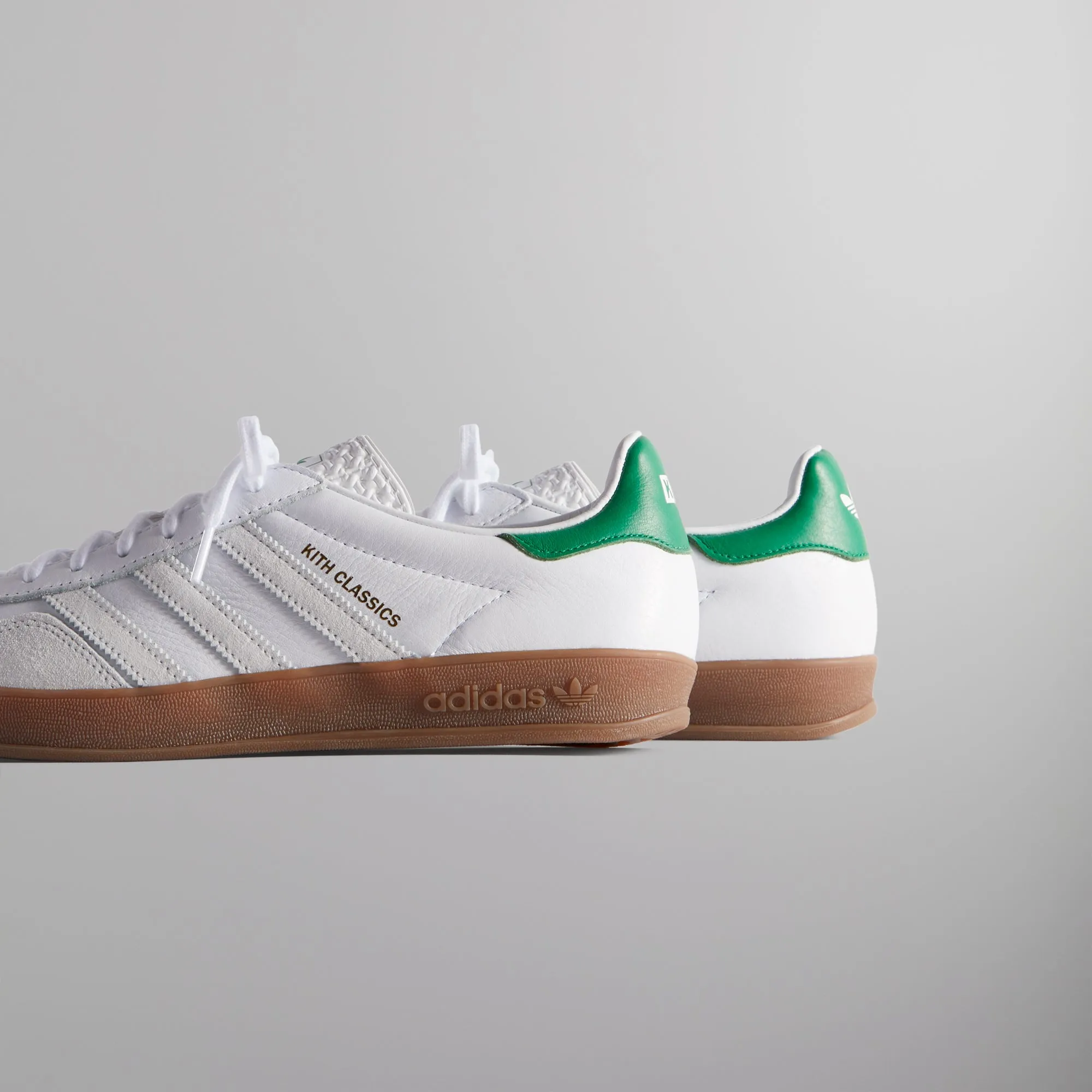 Footwear for the Fearless Kith Classics For Adidas Originals Gazelle Indoor - White / Green