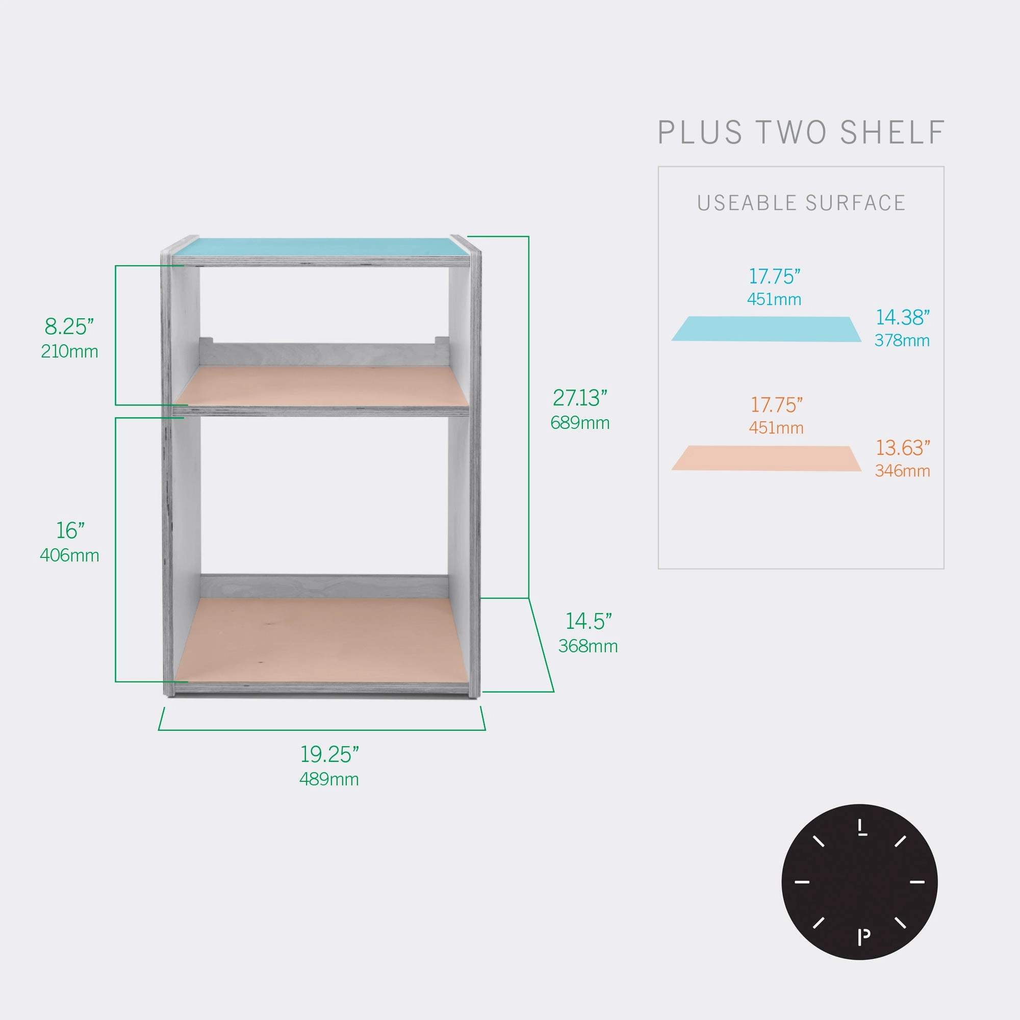 Line Phono: All-In-One Turntable / Speaker / Cube PLUS Stand Package