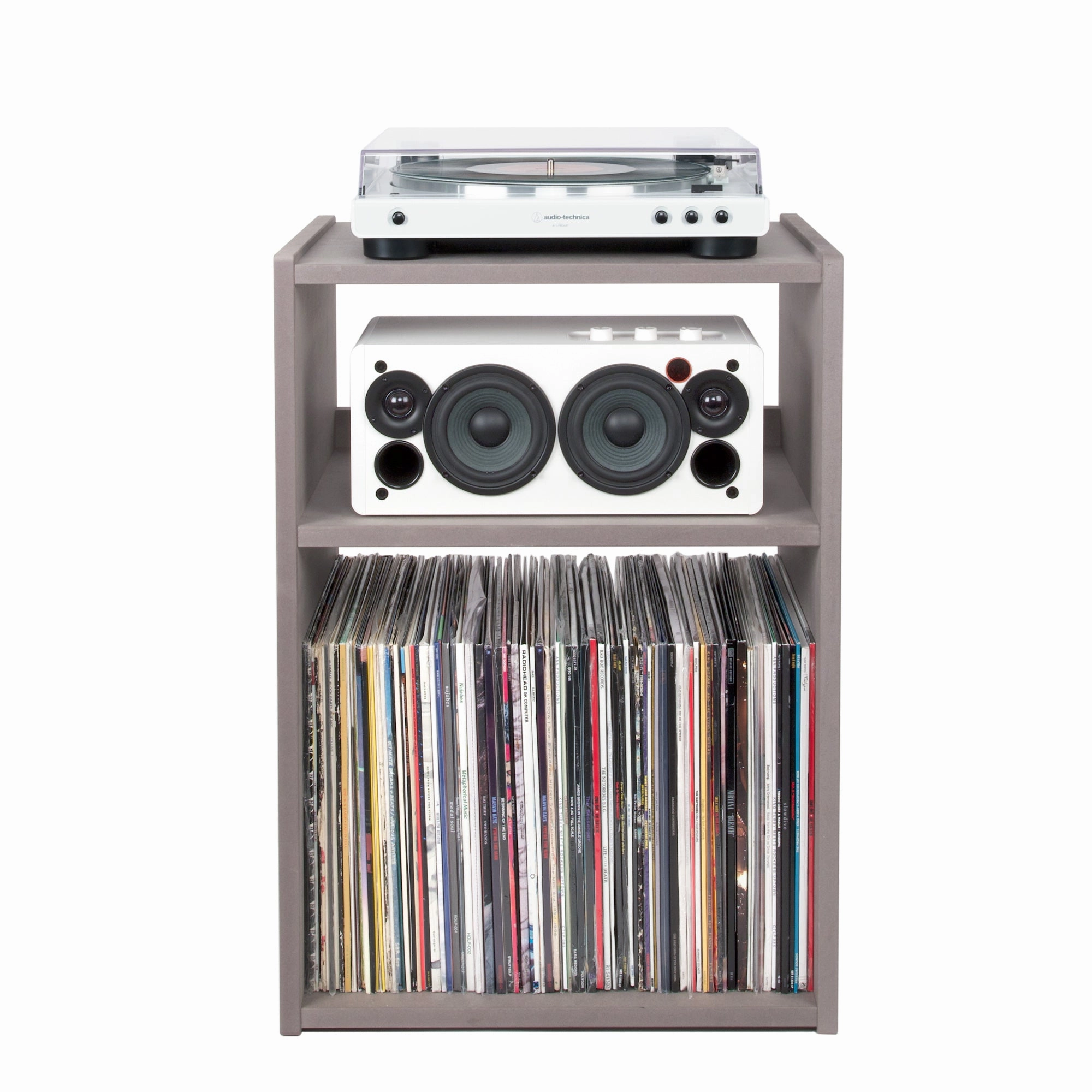Line Phono: All-In-One Turntable / Speaker / Cube PLUS Stand Package
