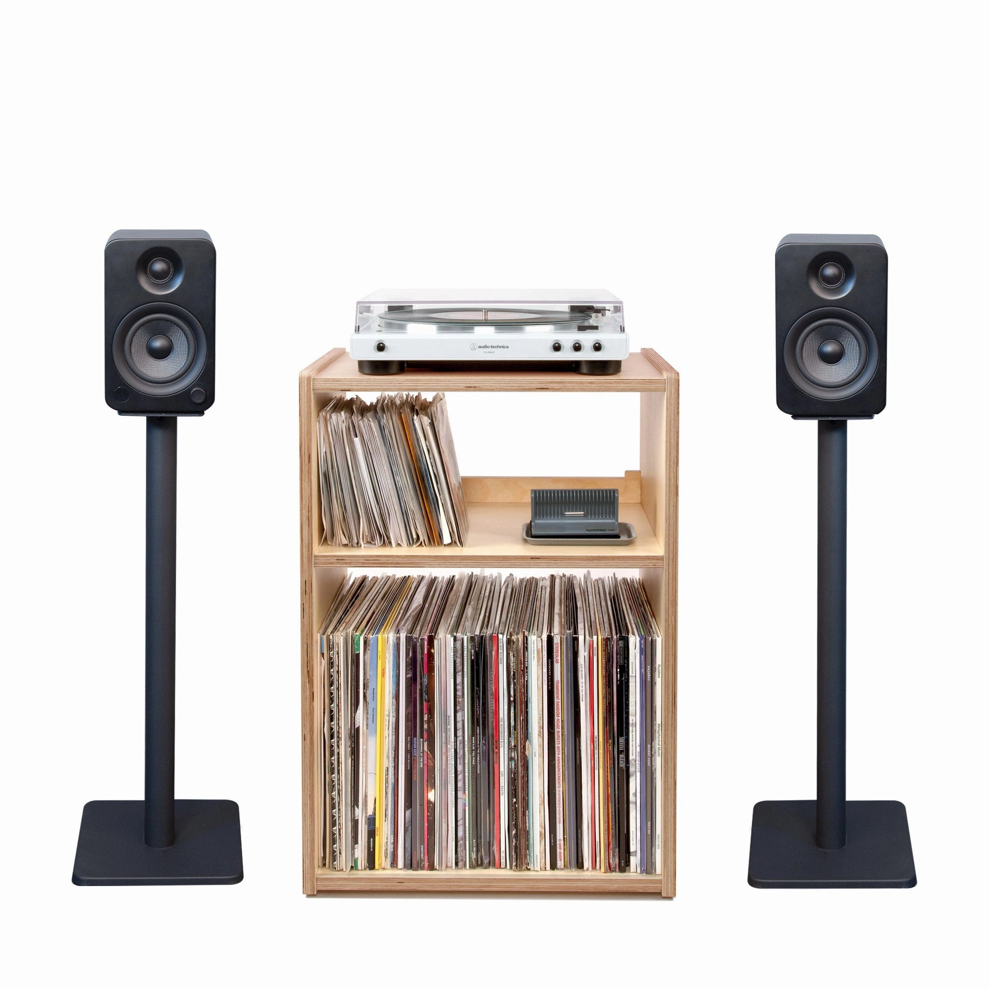 Line Phono: Cube Plus / 26" Kanto Speaker Stands / Bundle hi-fi DAC amp combo,hi-fi speaker impedance matcher,hi-fi RCA switch