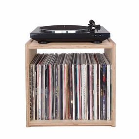 Line Phono: Cube Turntable Stand / Record Storage hi-fi DAC amp combo,hi-fi speaker impedance matcher,hi-fi RCA switch