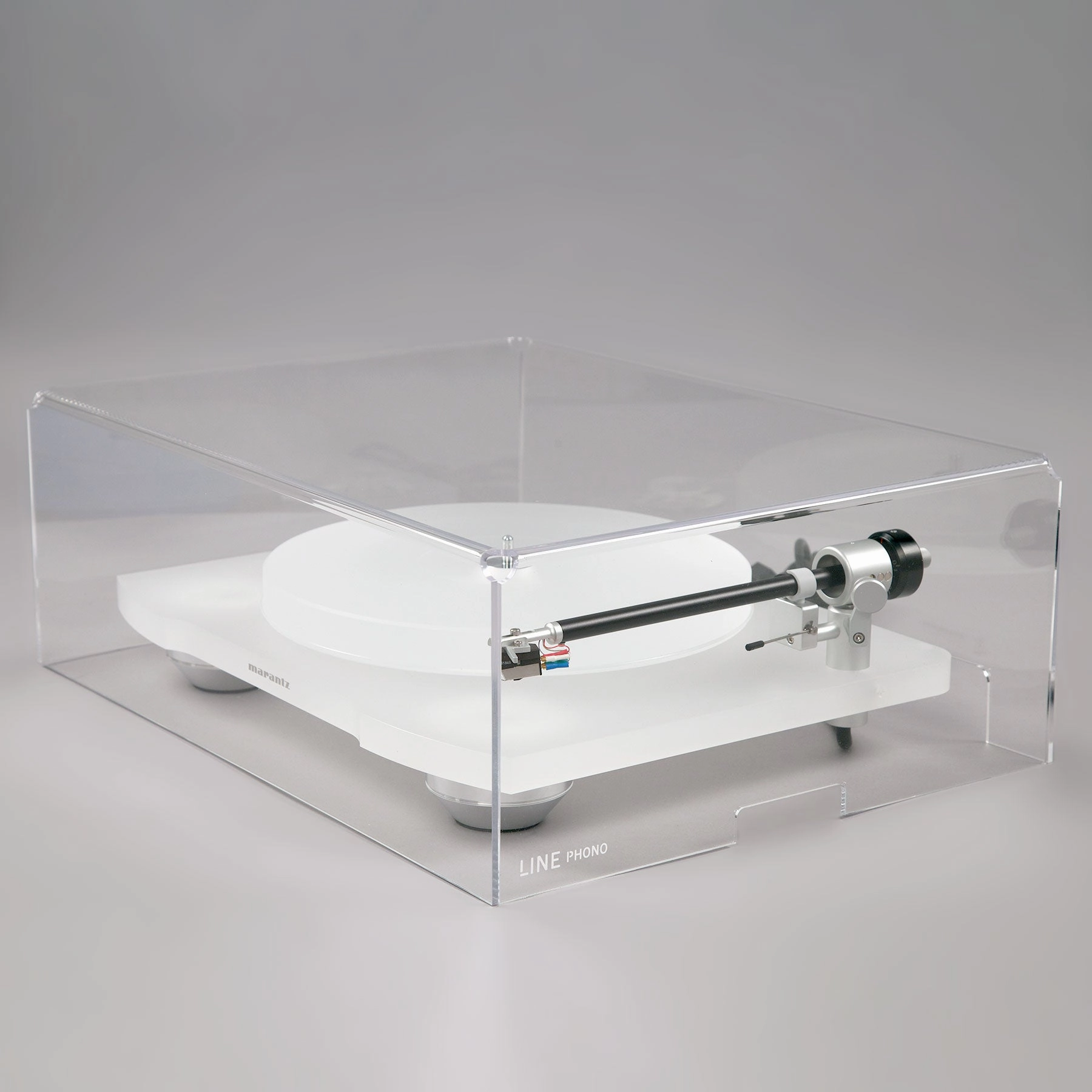 Line Phono: Turntable Dust Cover - Large Model (Fits Marantz TT-15S1) hi-fi DAC amp combo,hi-fi speaker impedance matcher,hi-fi RCA switch