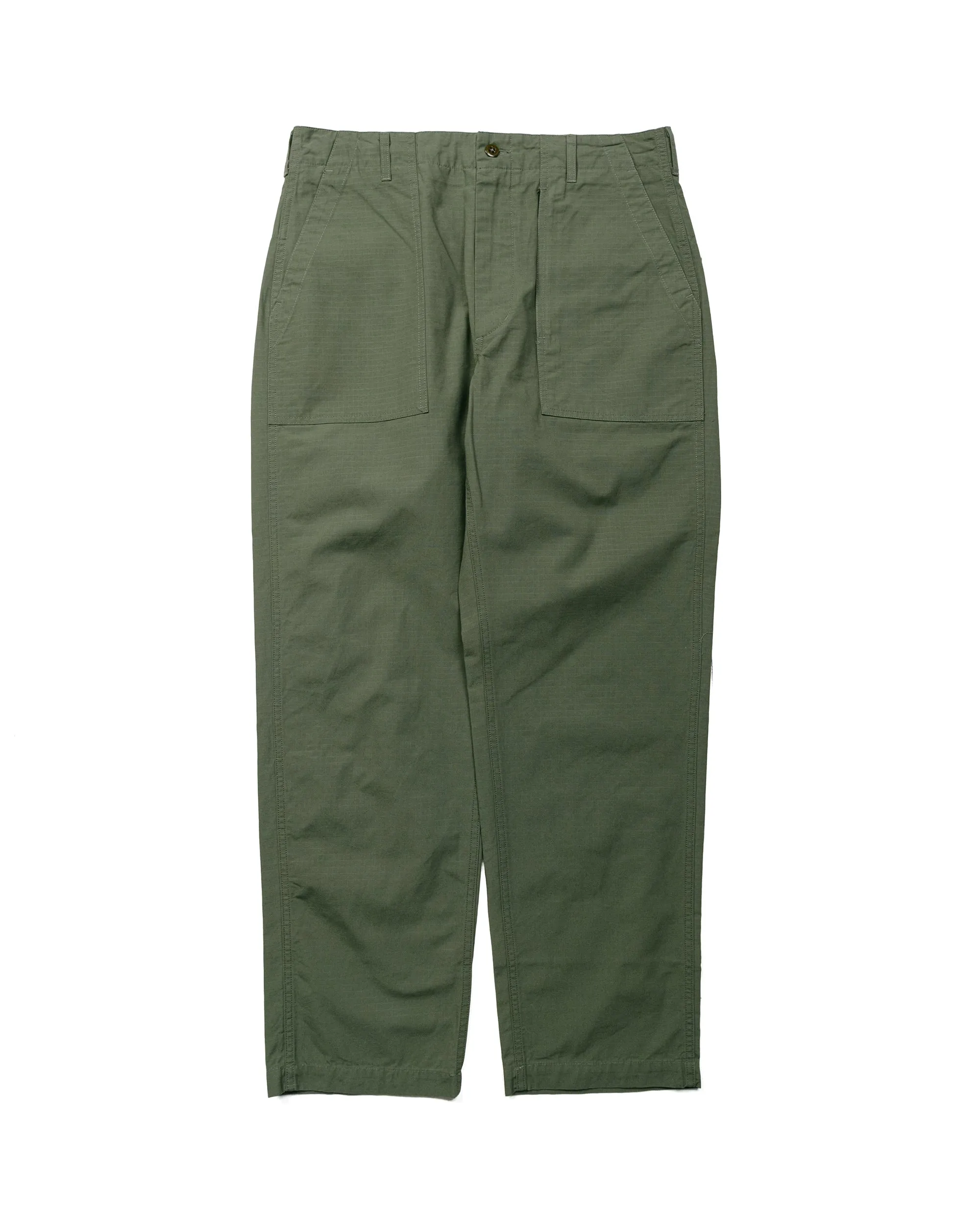 Engineered Garments Fatigue Pant Olive Cotton Ripstop Burned Grill