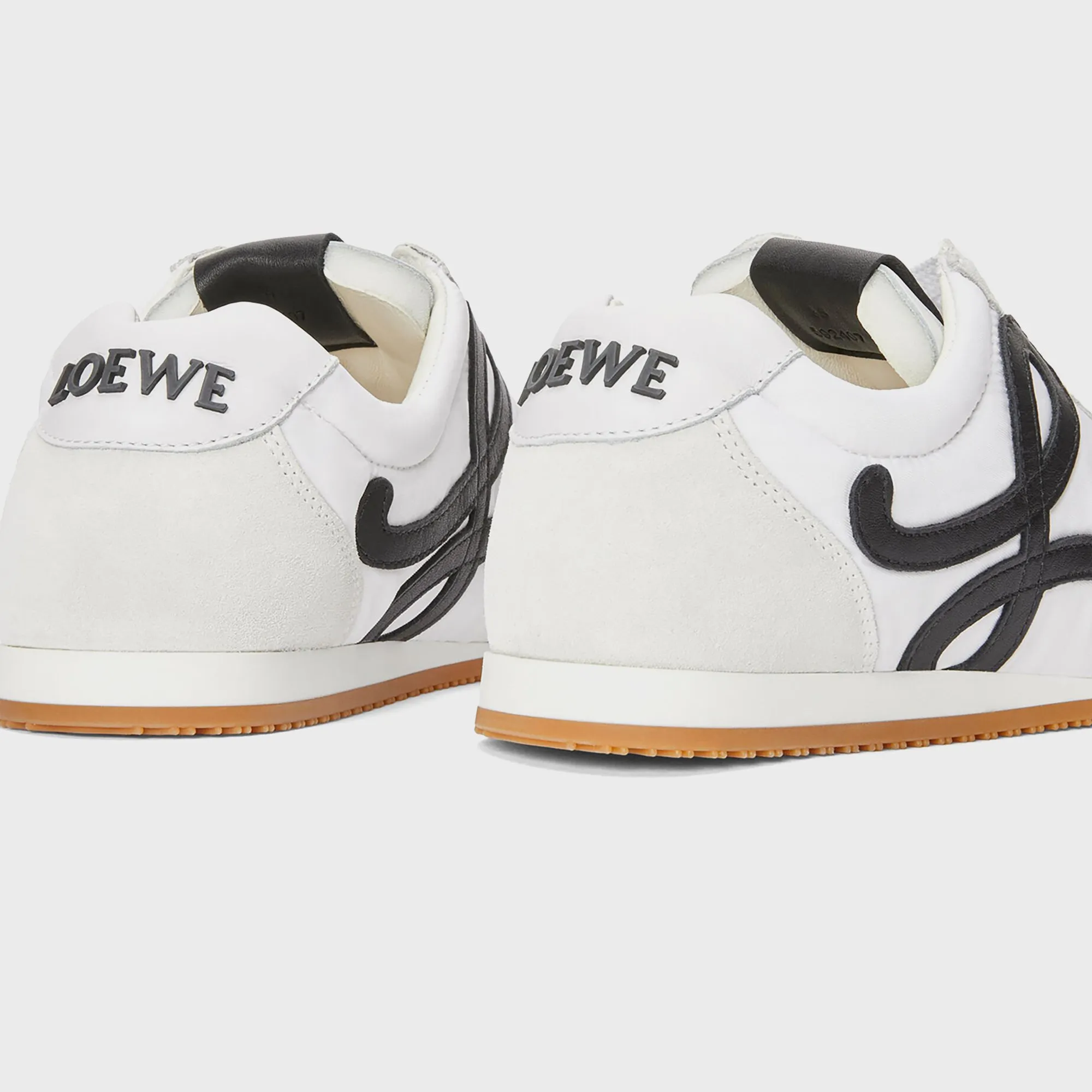 Velcro Closure Comfortable Heels Loewe Ballet Runner 2.0 - White / Black
