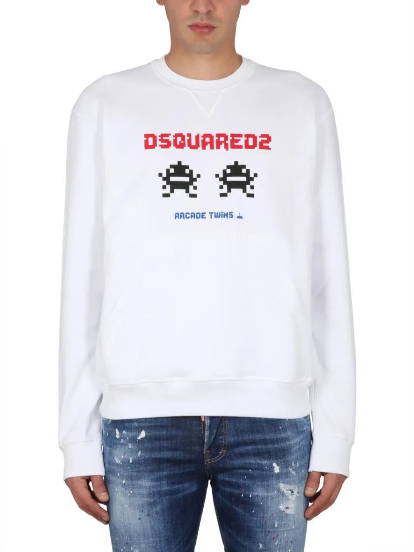 Sweat-shirt à logo brodé