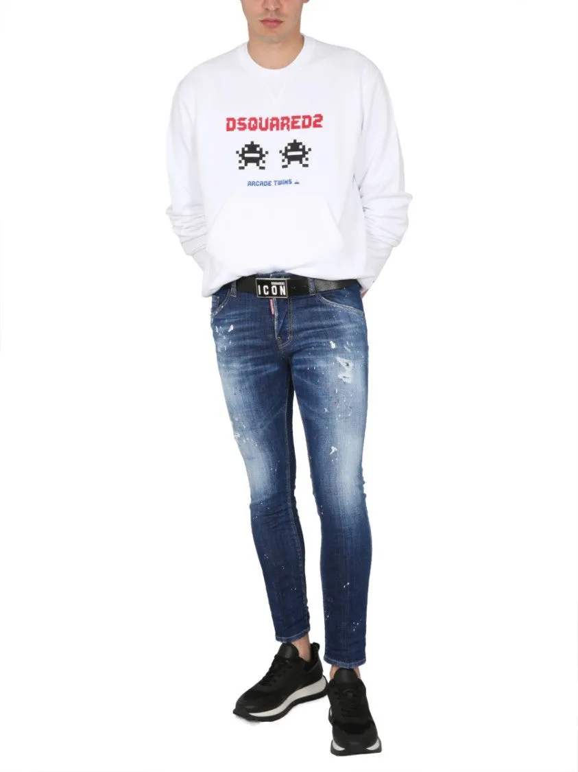 Sweat-shirt à logo brodé
