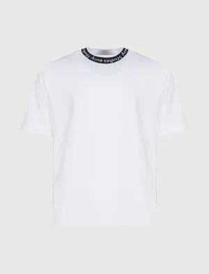 Anti-Shrink Filling Logo Neck Tee