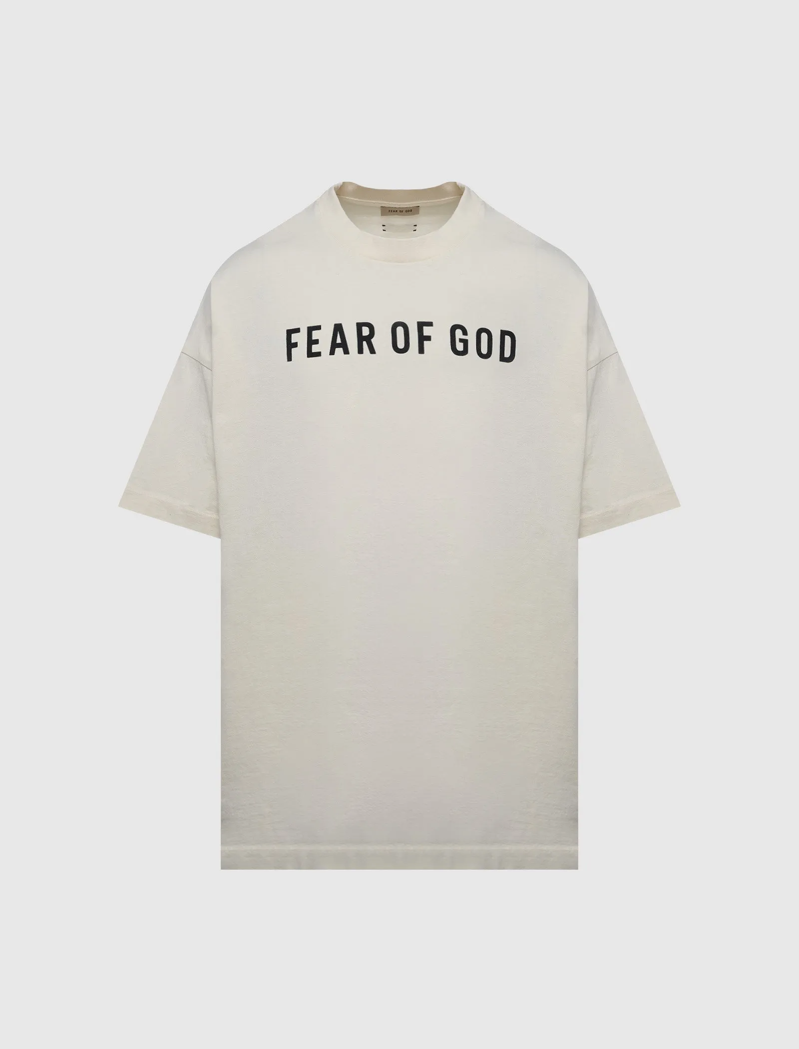 Logo Print Tee Graceful Design "Shape Retention Feature