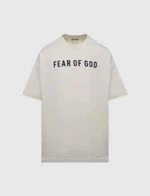Logo Print Tee Graceful Design "Shape Retention Feature