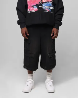 Pantalon Loiter 3/4 Lavé Noir