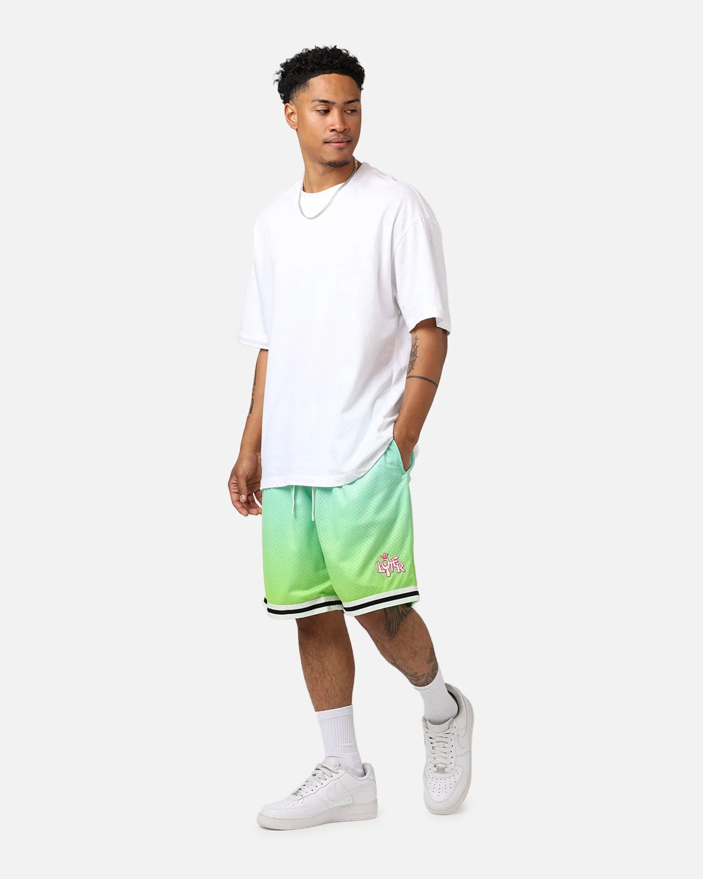 Short de Basketball Loiter Gradient Vert