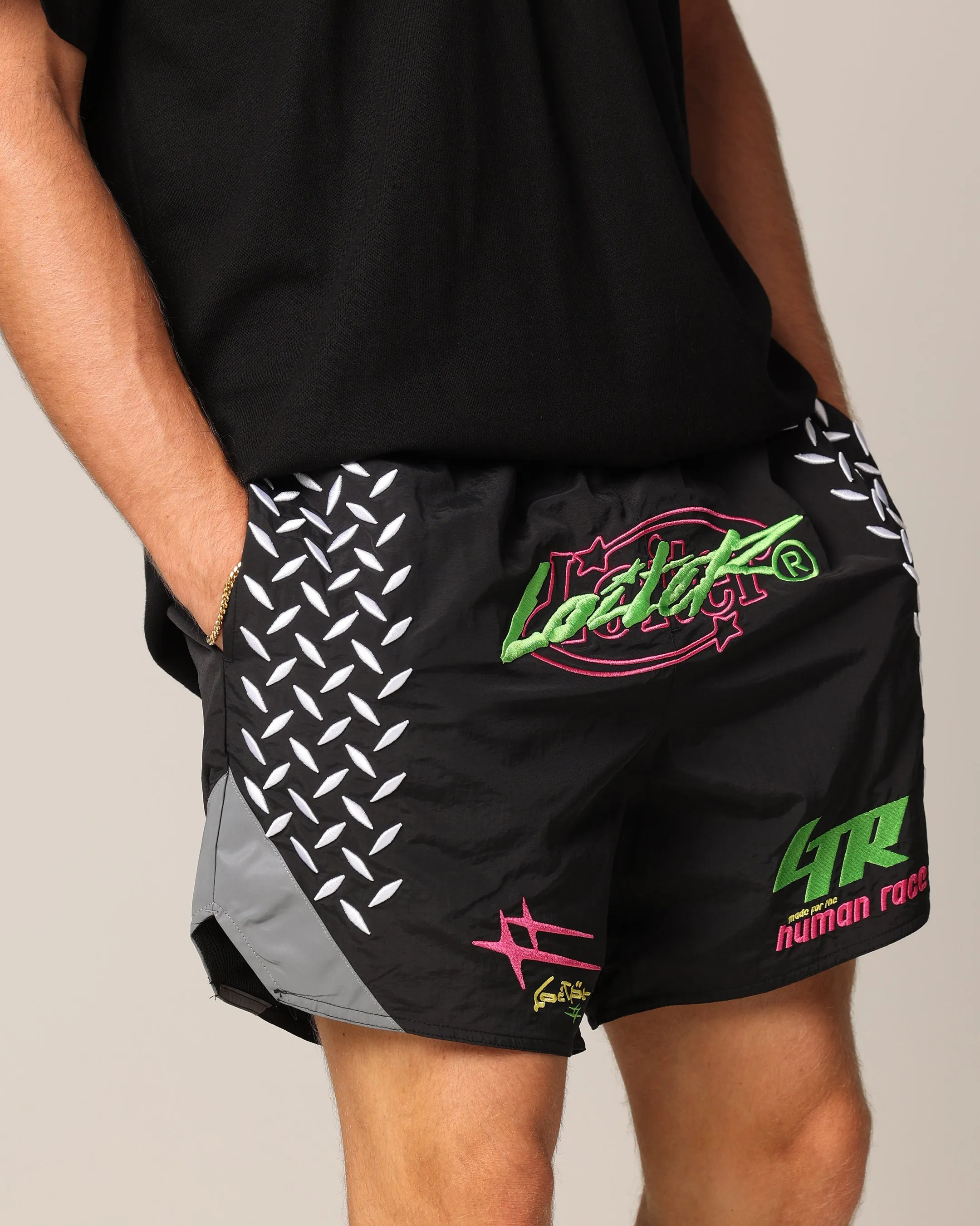 Short de marche Loiter Instinct Noir/Vert/Rouge