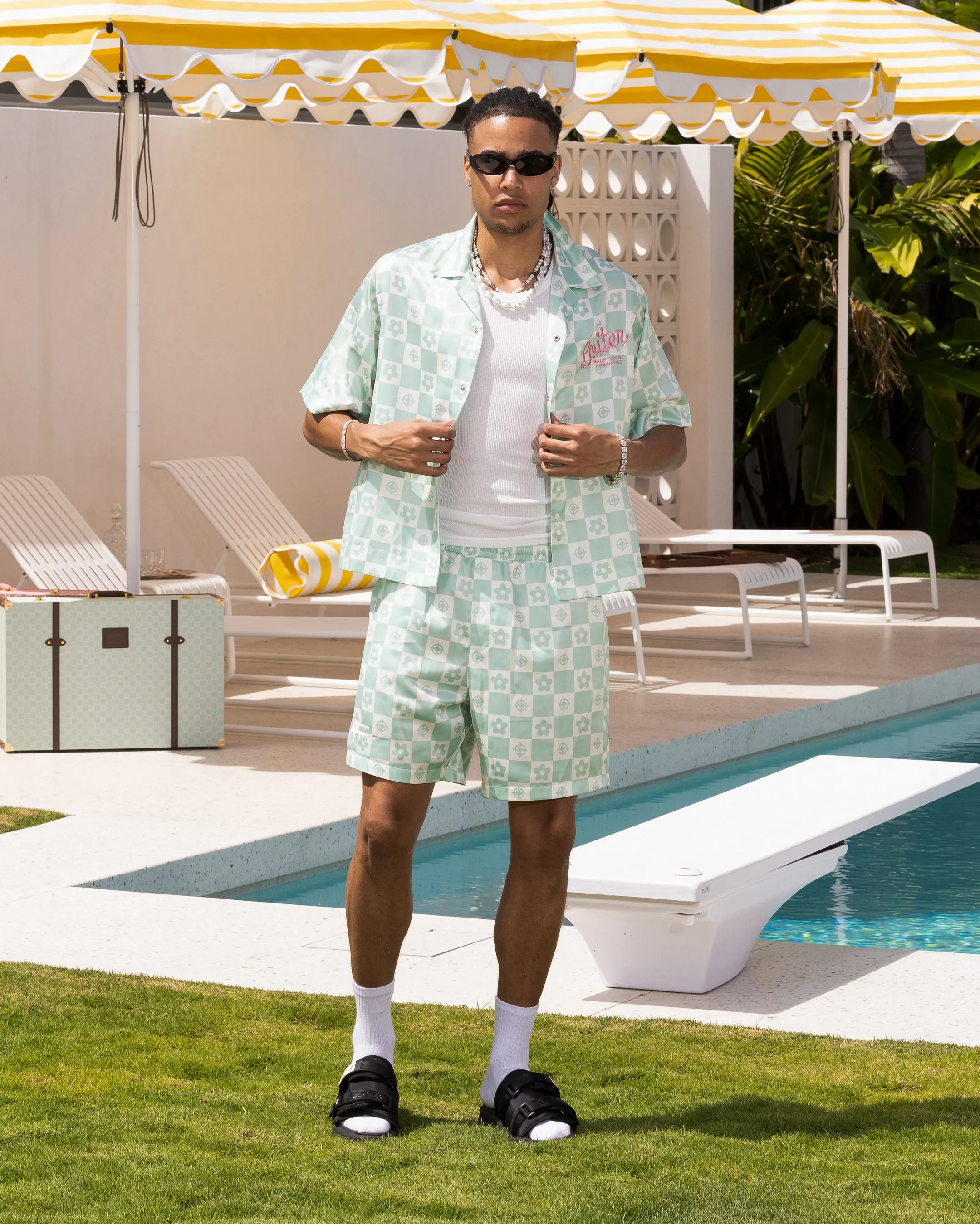 Short de marche Loiter Midsummer Vert sauge