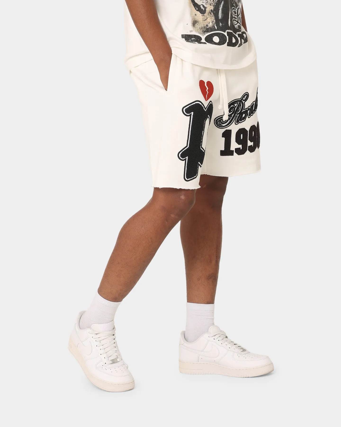 Loiter Paradise Shorts en polaire Blanc