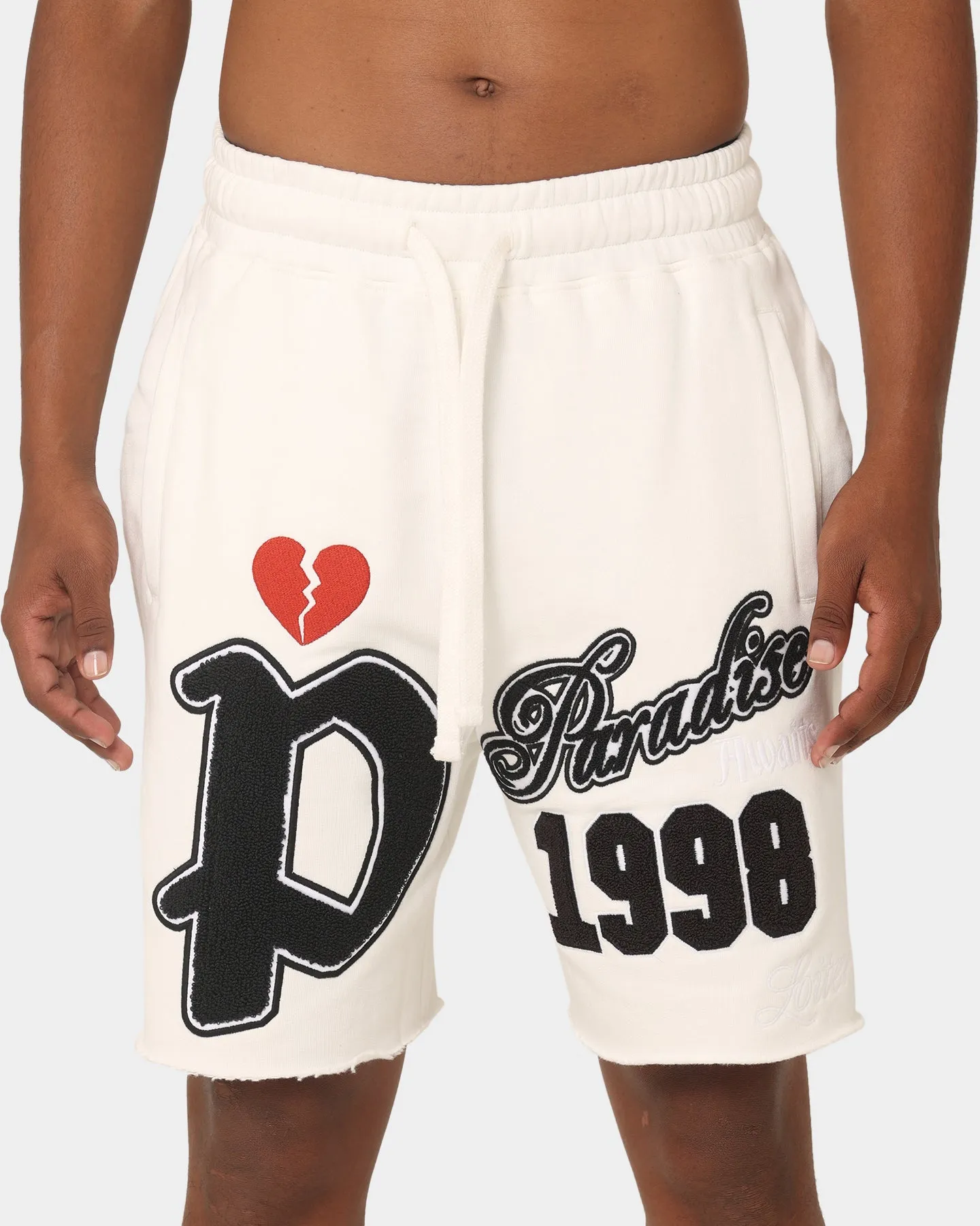 Loiter Paradise Shorts en polaire Blanc