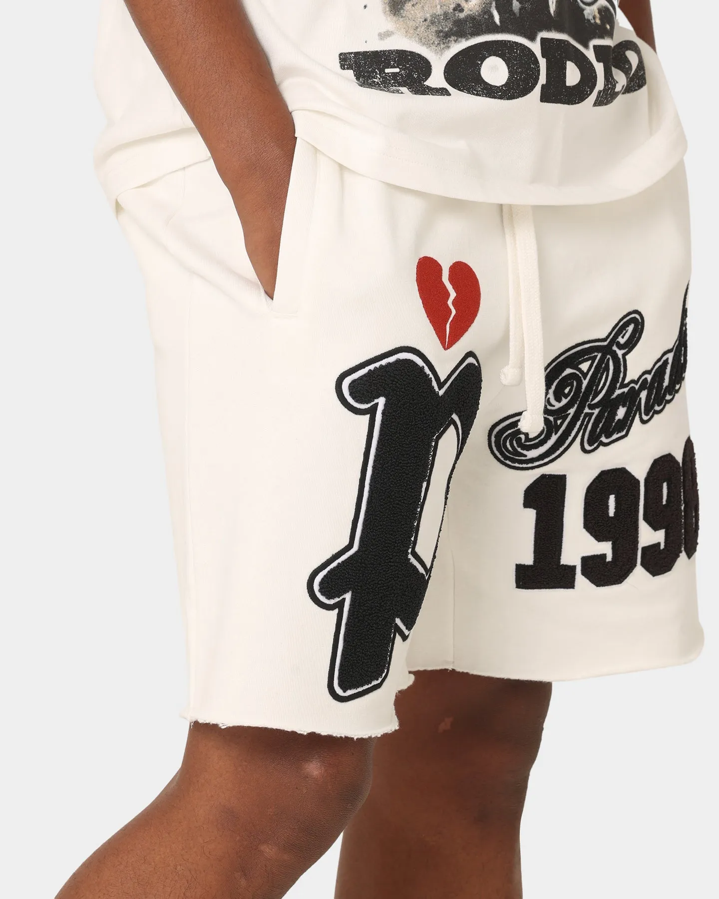 Loiter Paradise Shorts en polaire Blanc