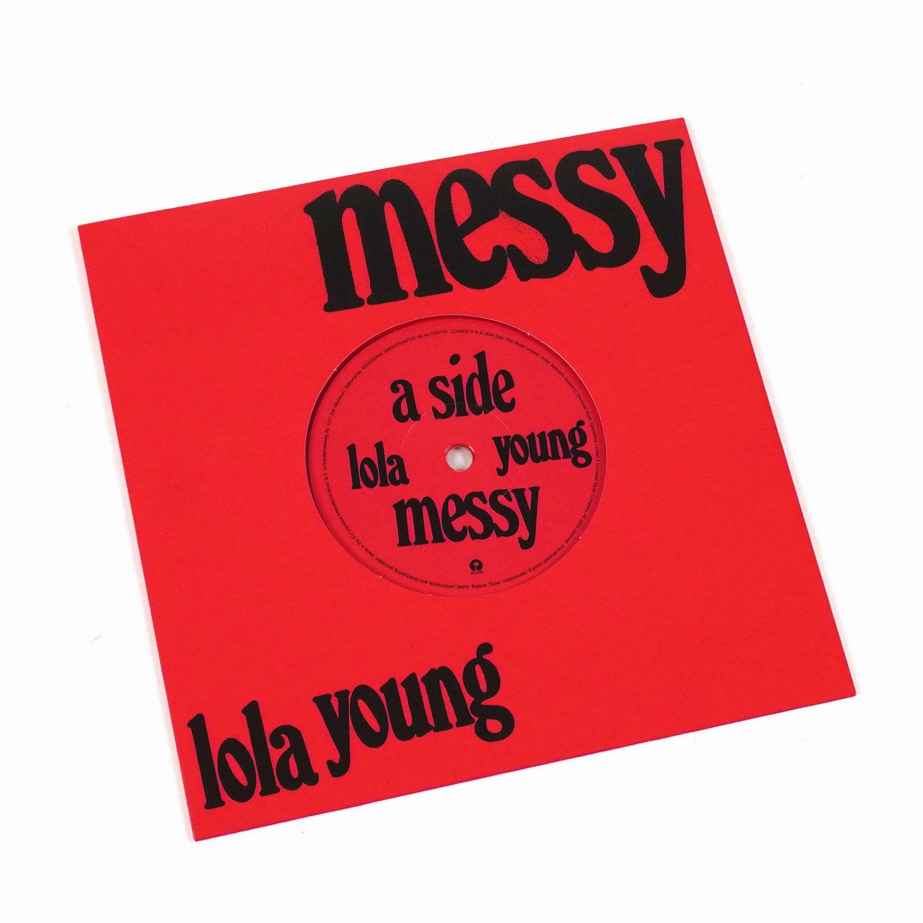 Lola Young: Messy (Import, Colored Vinyl) Vinyl 7" hi-fi vacuum tube amplifier,hi-fi stereo base,hi-fi speaker wire kit