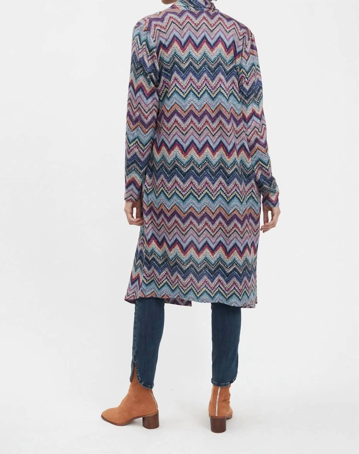 Long Cardigan Multicolore