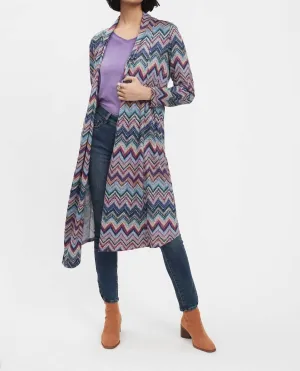 Long Cardigan Multicolore