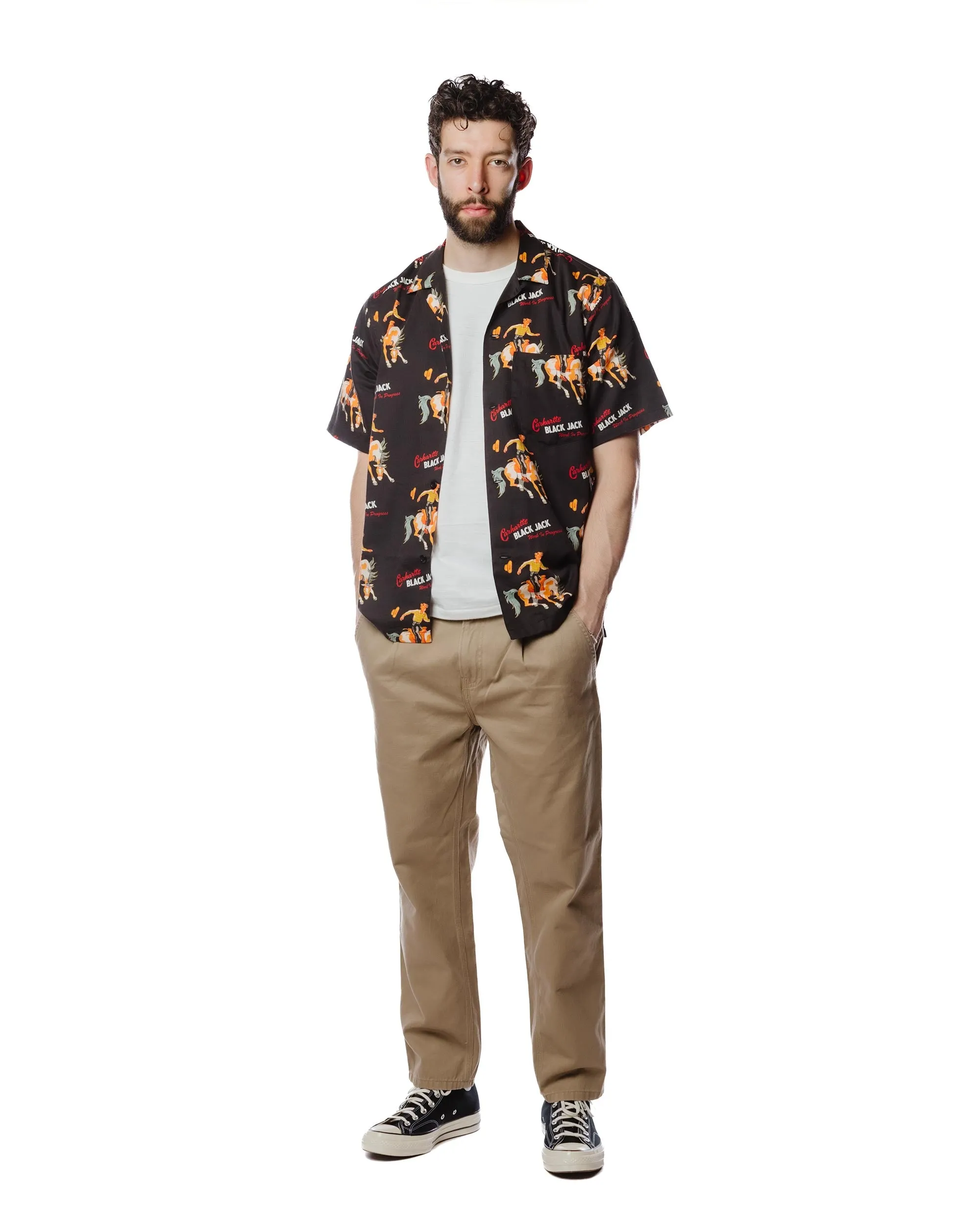 Carhartt W.I.P. Abbott Pant Leather Stone Washed 3D Printing Marketplace Threat