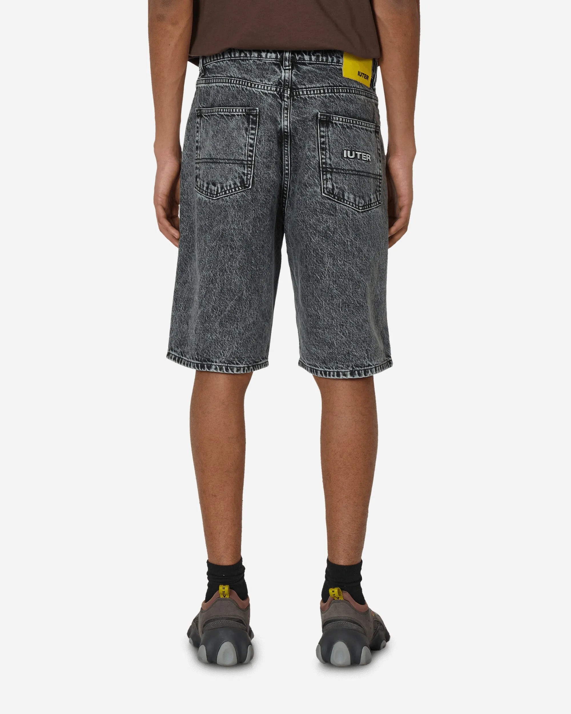 Loose Denim Shorts Grey Rag Cycling Feature