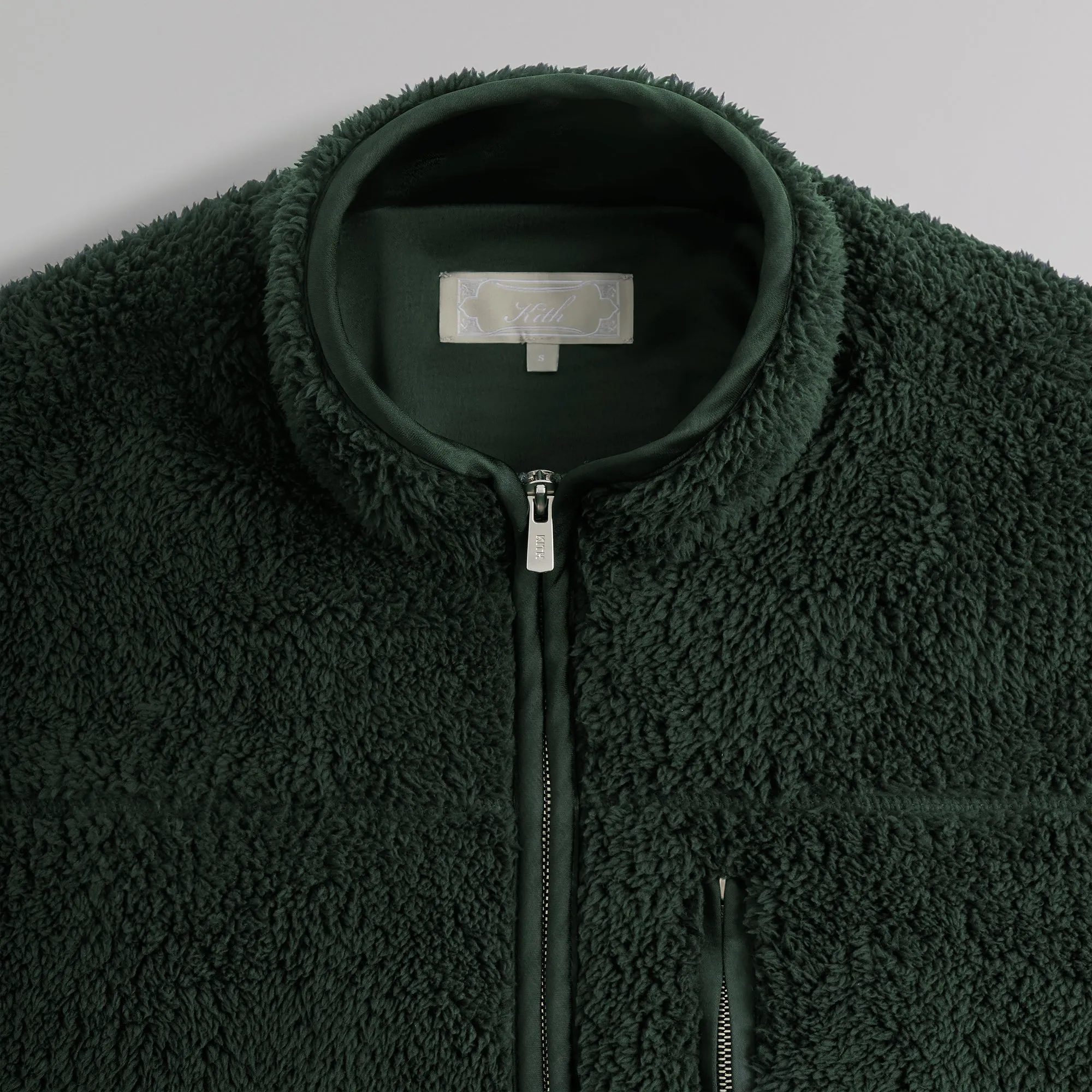 Kith Lightweight Sherpa Antony Full Zip - Stadium Comfortable Space Striped and Classic
