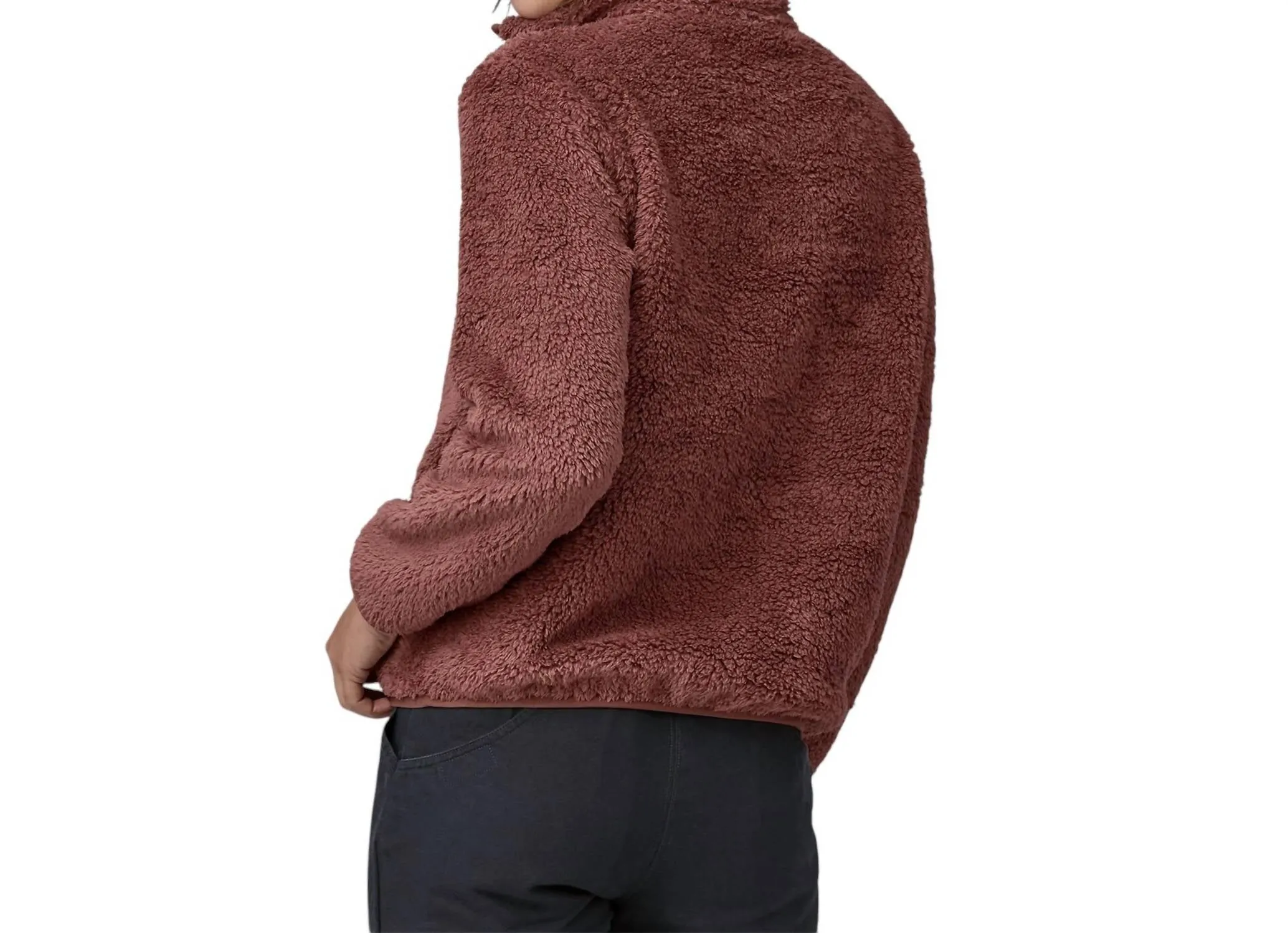 Pull 1/4 Zip Los Gatos en Mauve Dulse