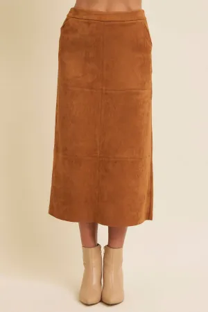 Jupe Midi Lost In The Night Caramel