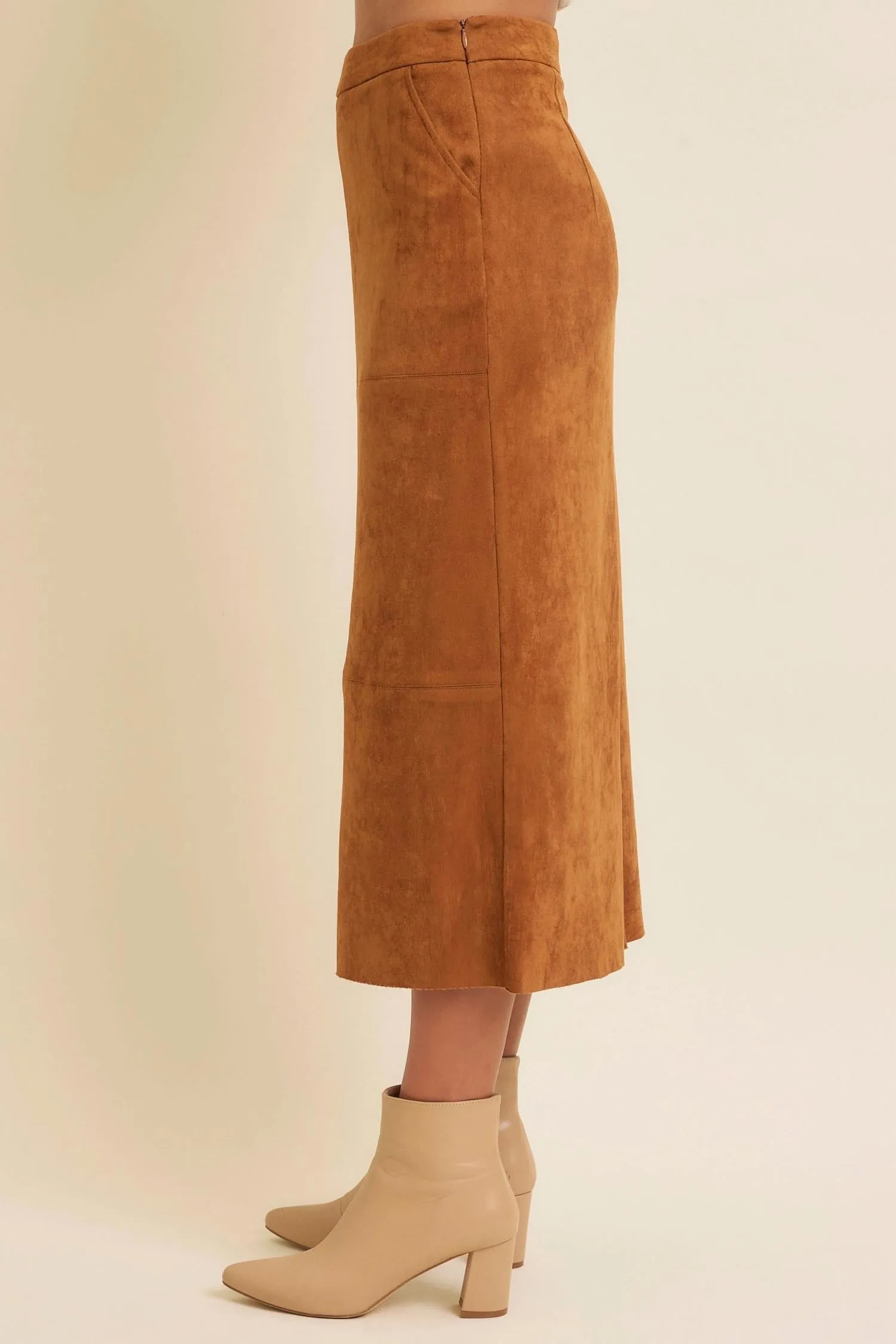 Jupe Midi Lost In The Night Caramel