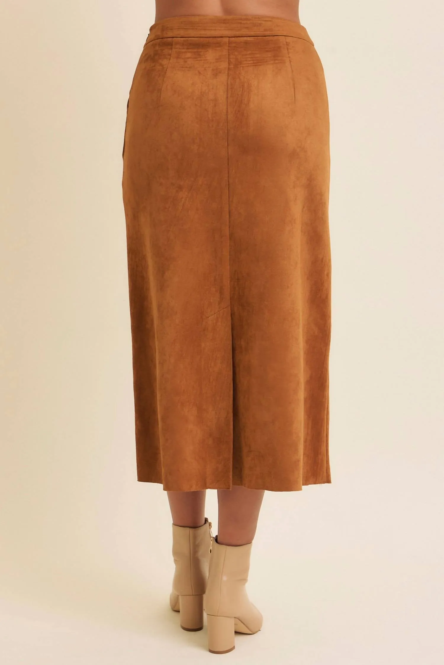 Jupe Midi Lost In The Night Caramel