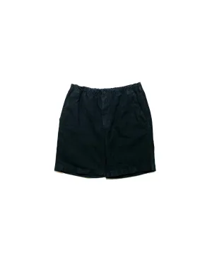 Outside Norse Projects Ezra Relaxed Cotton Linen Short Dark Navy