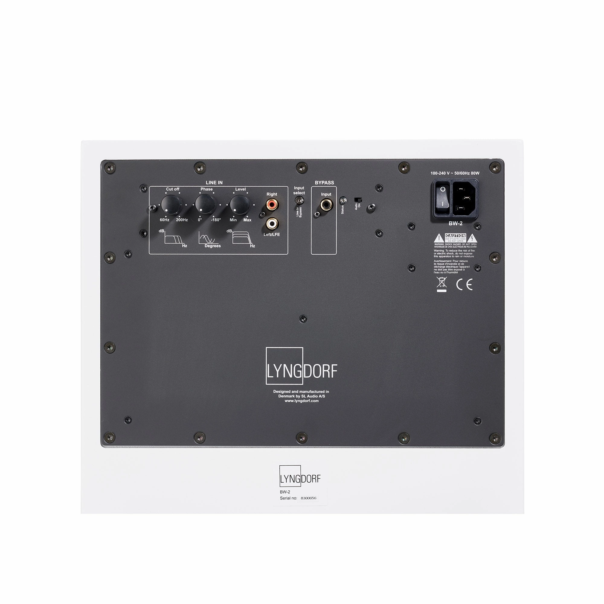 Lyngdorf BW-2 Subwoofer with Gabriel fabric cover
