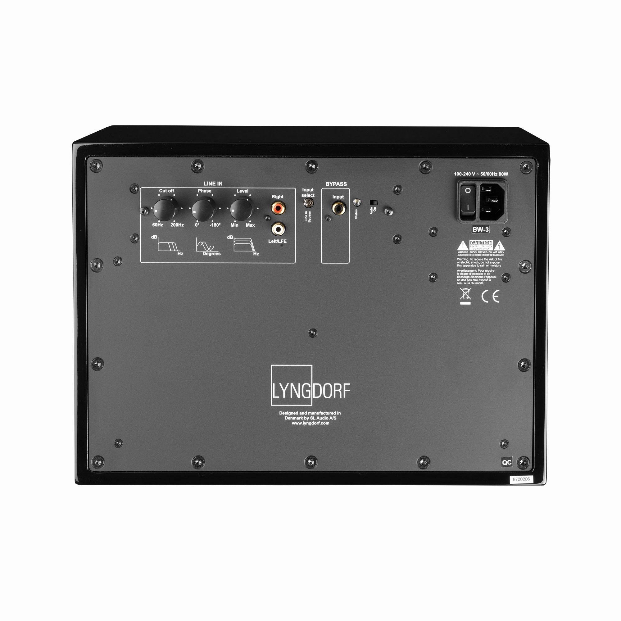 Lyngdorf BW-3 Subwoofer with Gabriel fabric cover