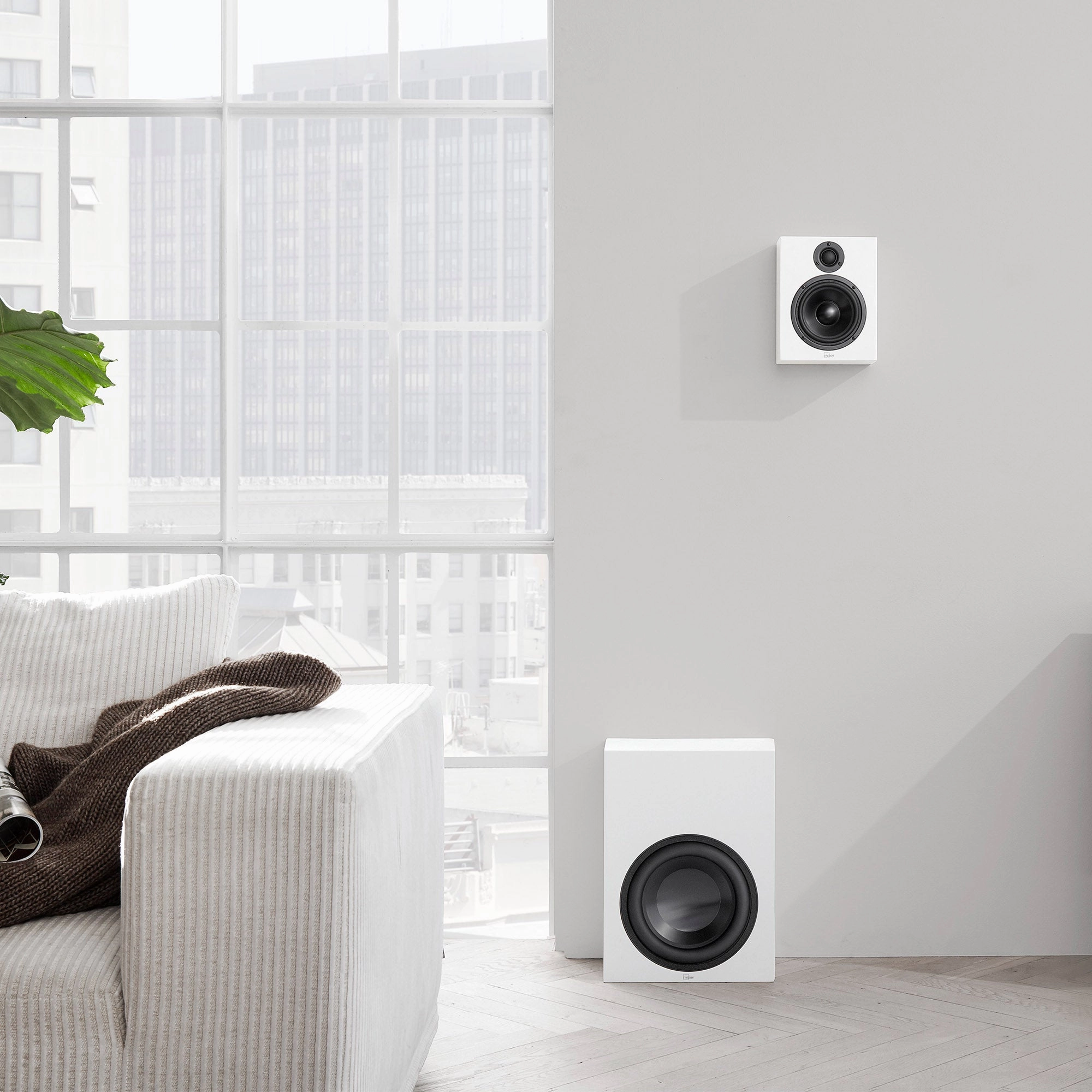 Lyngdorf MH-2 Satellite Speaker with Gabriel fabric cover