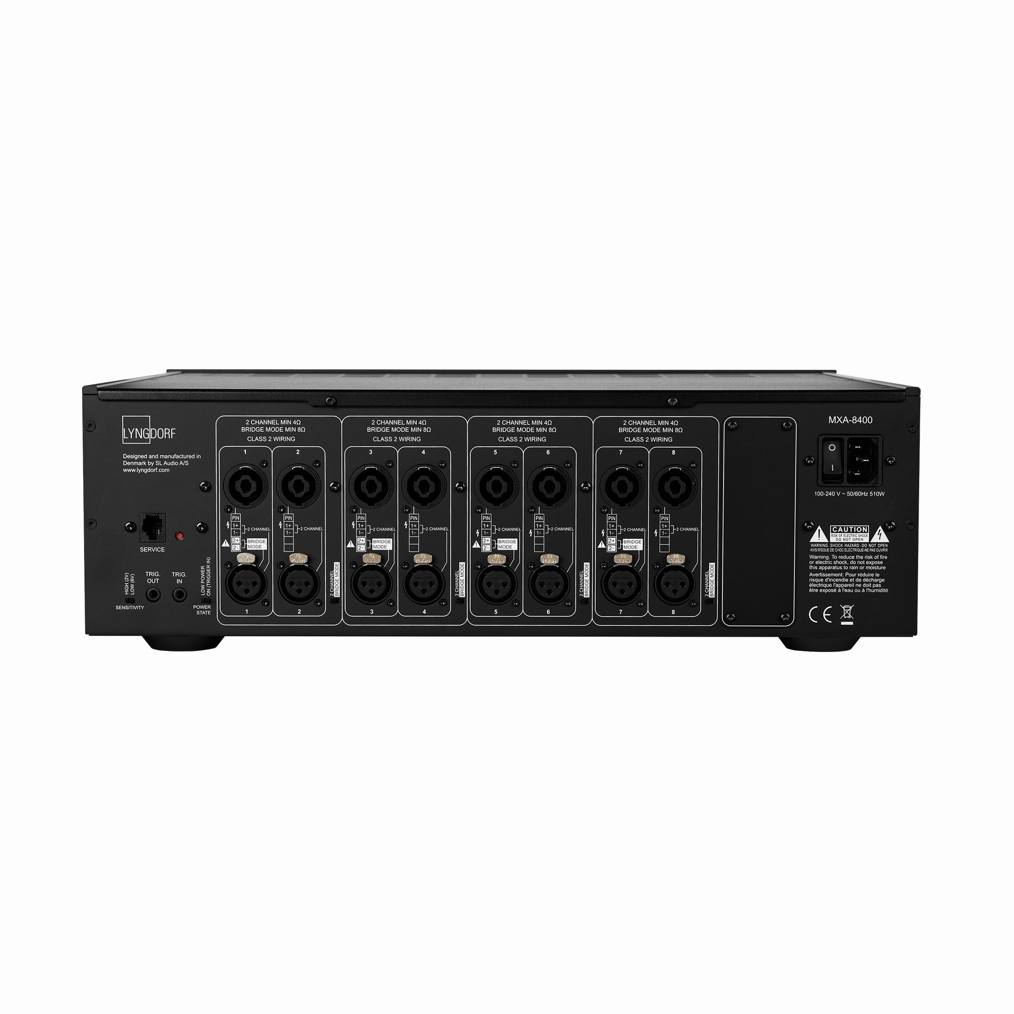 Lyngdorf MXA-8400 High-performance 8-channel Amplifier