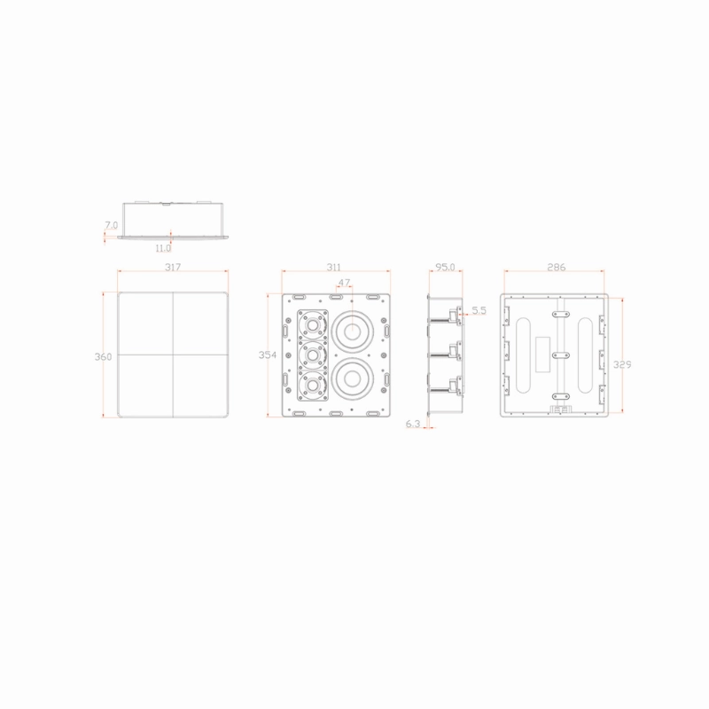 M&K IW150 In-Wall Speaker (Pair)
