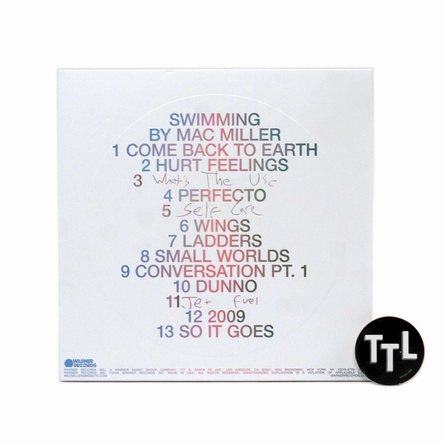Mac Miller: Swimming - 5th Anniversary Edition (Marble Colored Vinyl) Vinyl 2LP Boxset