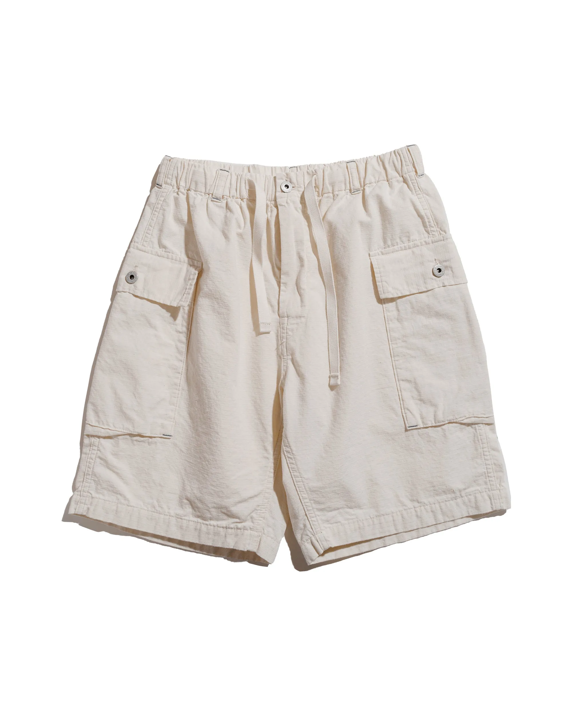 Post O'Alls E-Z Walkabout Shorts Cotton Dobby Ripstop Natural Pocket Style Tapered Leg