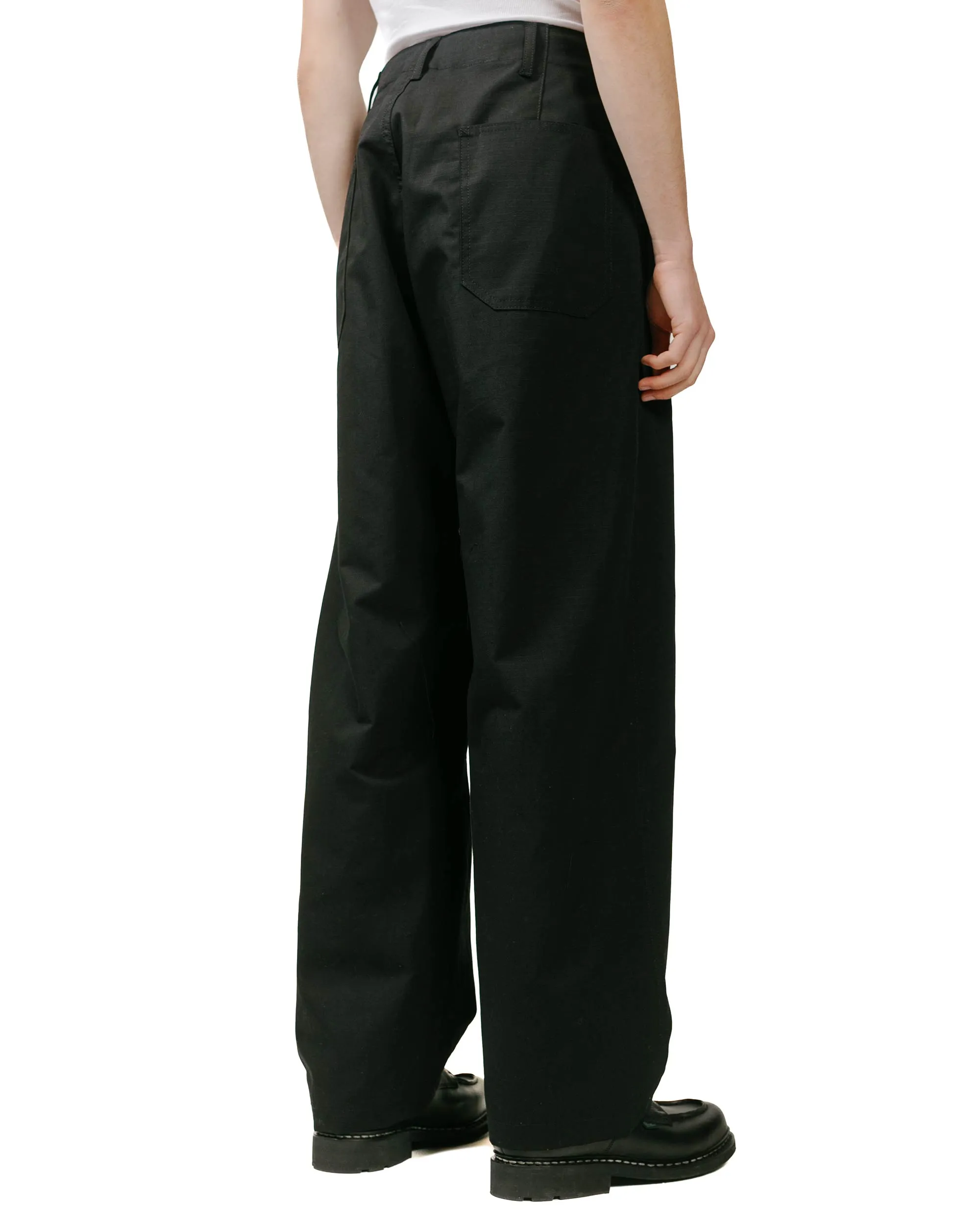 Engineered Garments Workaday Utility Pant Black Cotton Ripstop Design Upgrade