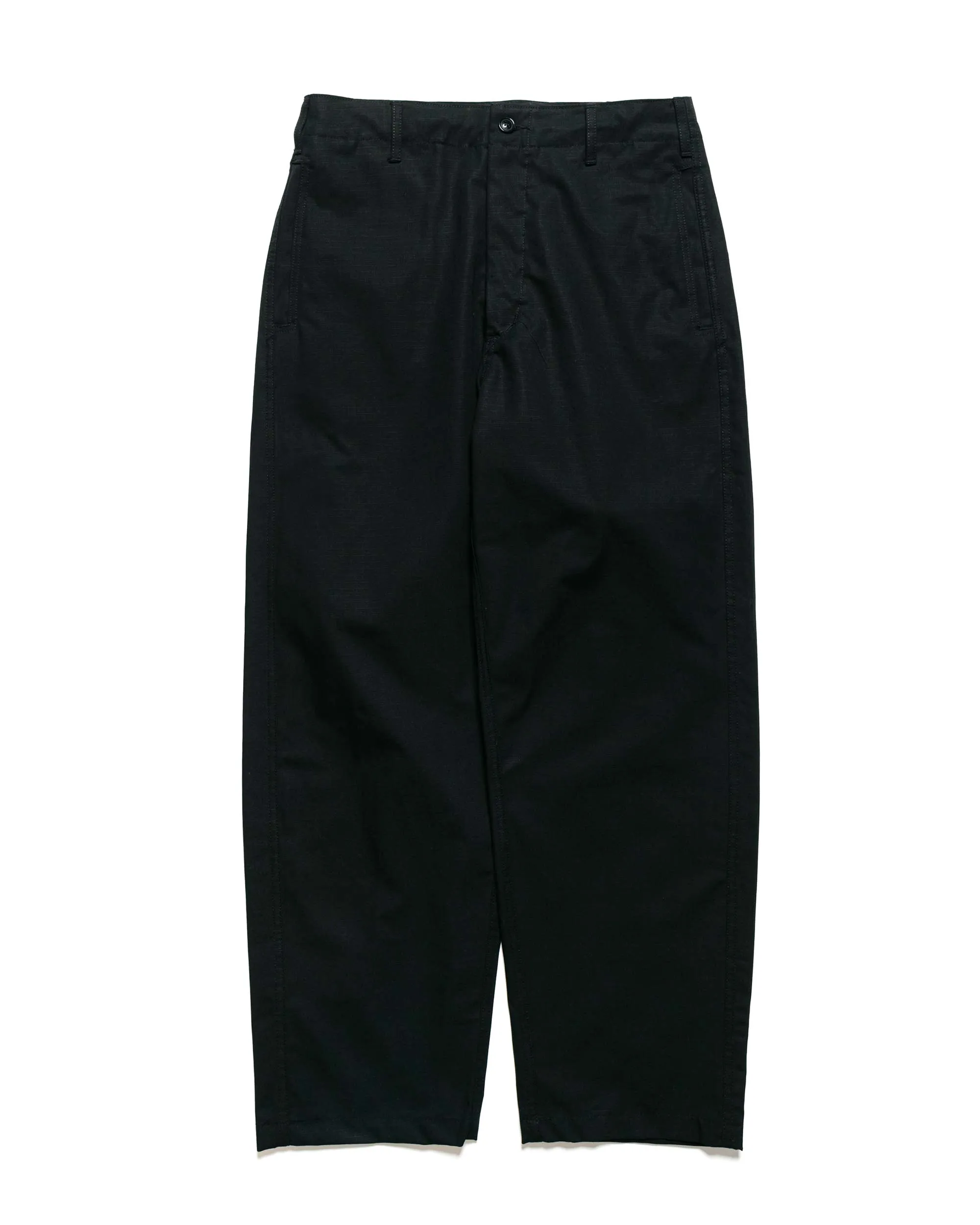 Engineered Garments Workaday Utility Pant Black Cotton Ripstop Circle Pattern