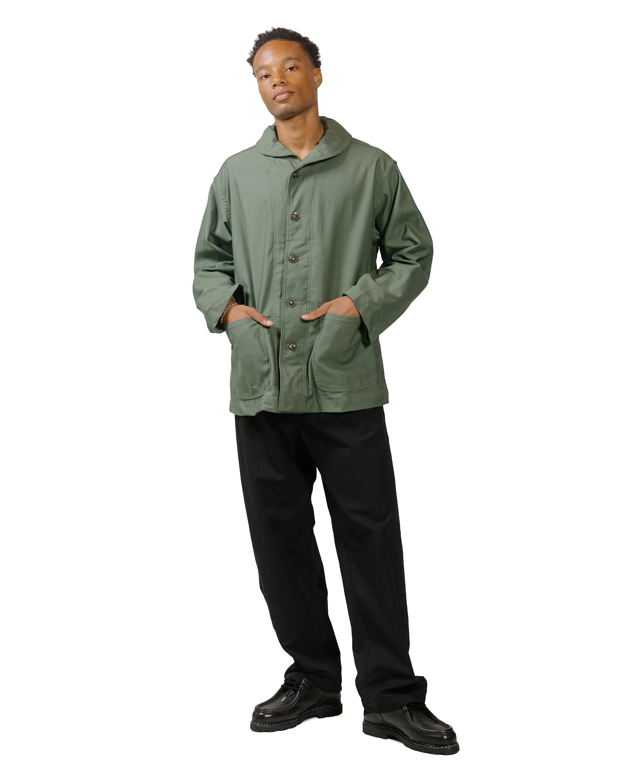 Embossed Printing Engineered Garments Workaday Utility Pant Black Cotton Ripstop