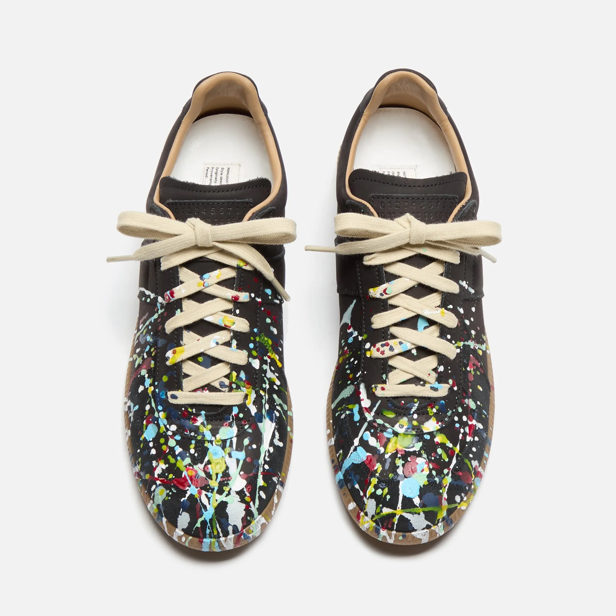 Maison Margiela Replica Painter - Black / Paint Cyber Monday Sale Own Every Step