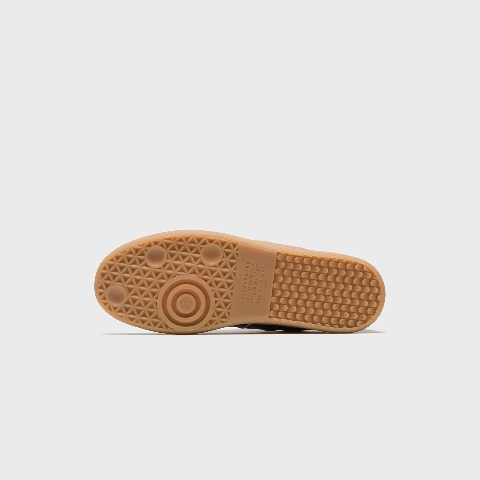 Maison Margiela Replica Sneaker - Crack Leather / Black / White Natural Step Comfortable Arch Support Design