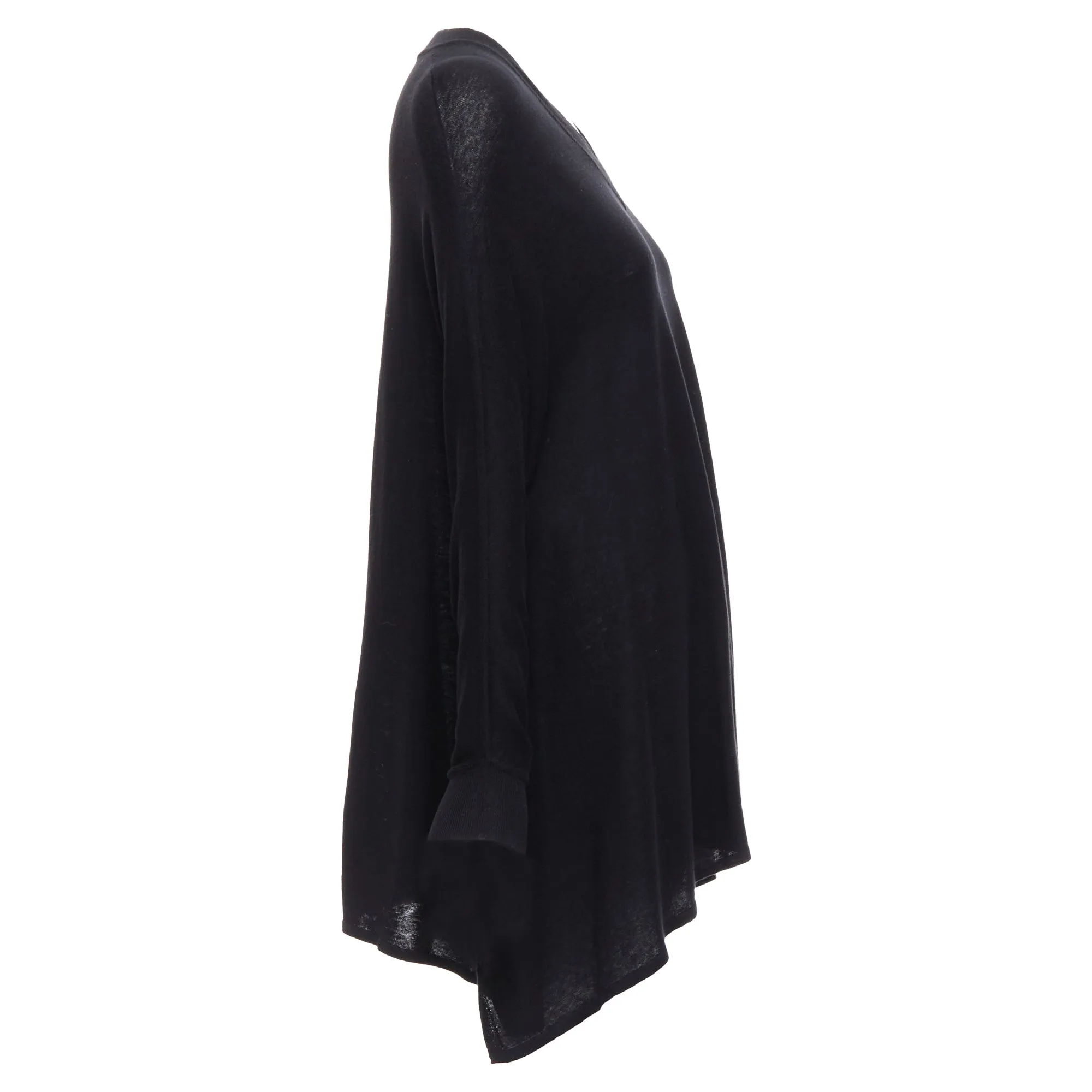 Pullover en soie et lin à emmanchure chauve-souris Maison Margiela
